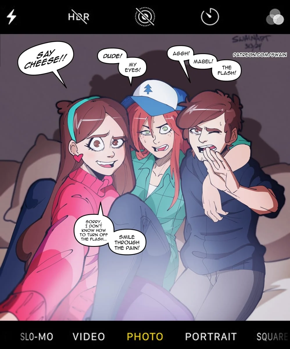 Wendy’s Visit (Gravity Falls) [Swain Art] 1 . Wendy's Visit - Chapter 1 (Gravity Falls) [Swain Art] – page 3