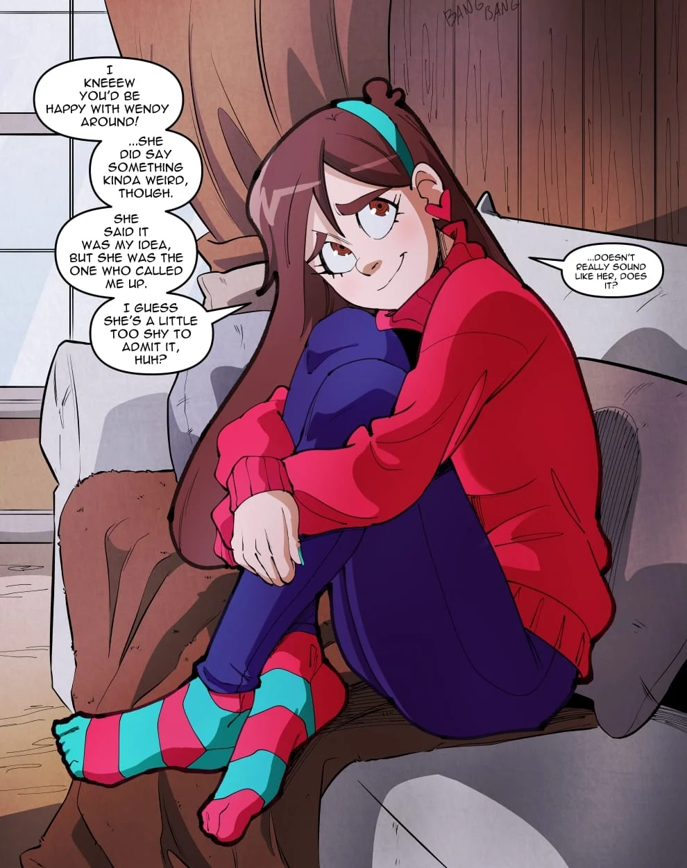 Wendy’s Visit (Gravity Falls) [Swain Art] 1 . Wendy's Visit - Chapter 1 (Gravity Falls) [Swain Art] – page 4