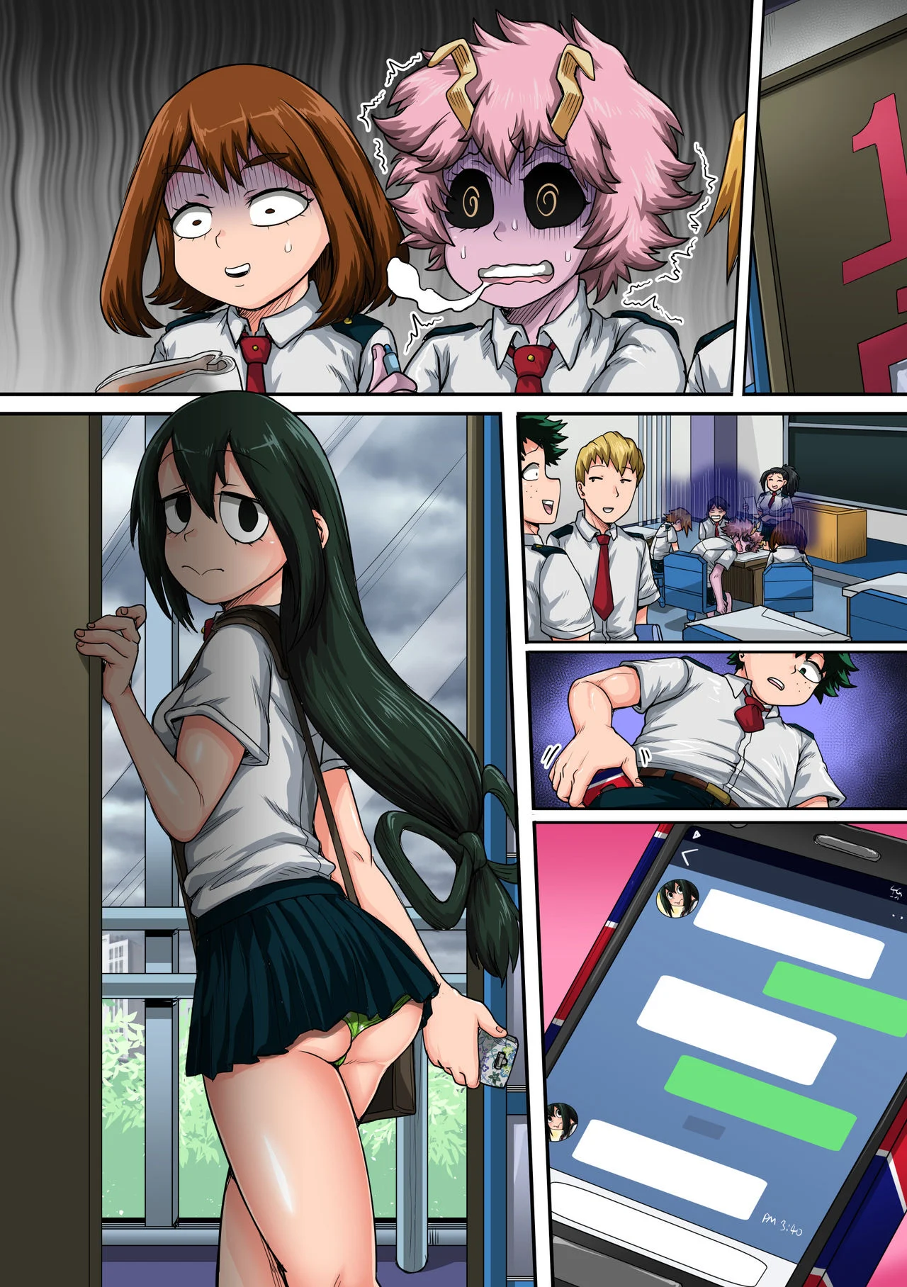 My Harem Academia (Boku No Hero Academia) [Juna Juna Juice] 6 . My Harem Academia - The Frog Girl With Animal Instincts - Chapter 6 (Boku No Hero Academia) [Juna Juna Juice] – page 117