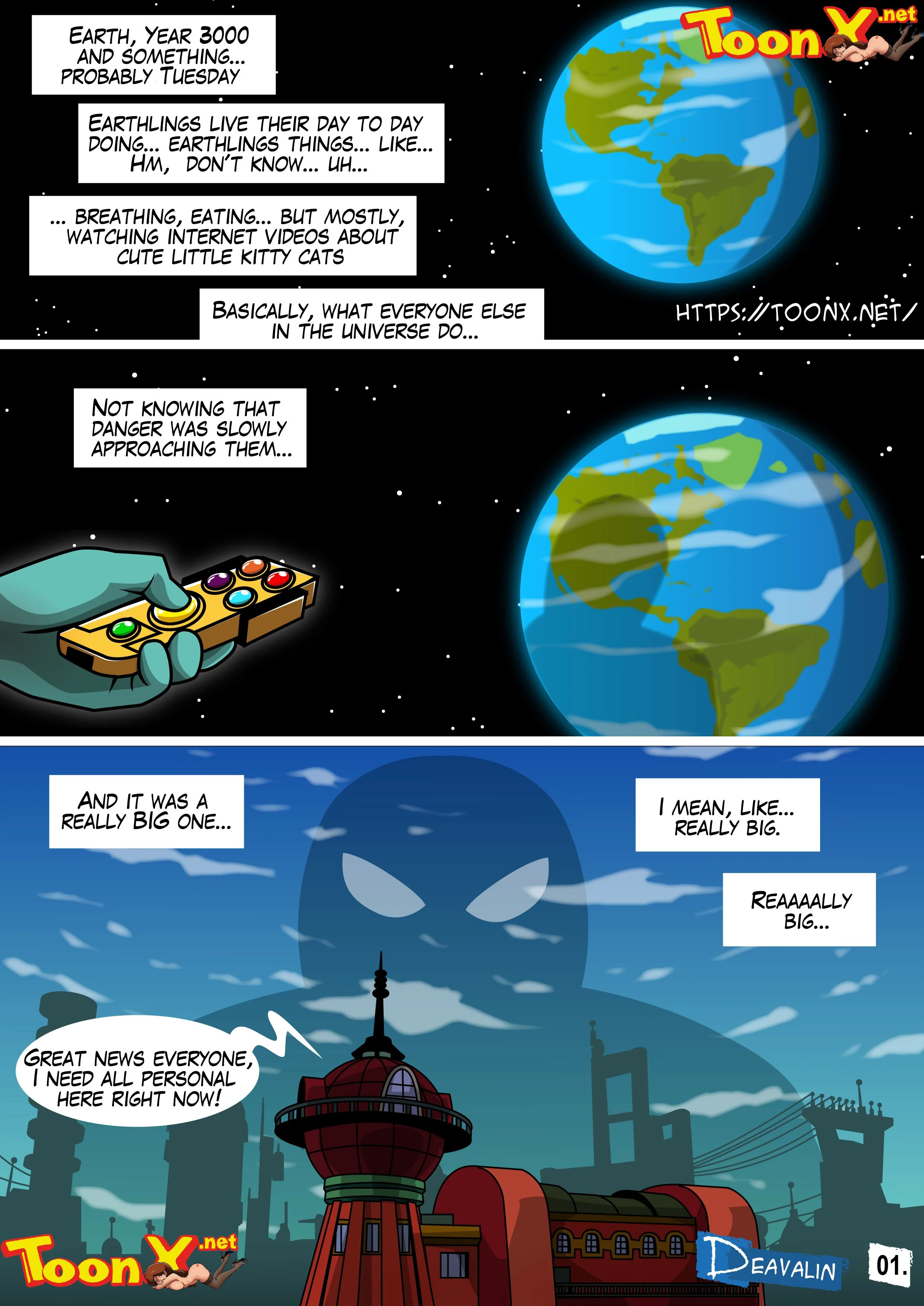 Orgy To Save The Earth (Futurama) [Deavalin] 1 . Orgy To Save The Earth - Chapter 1 (Futurama) [Deavalin] – page 2
