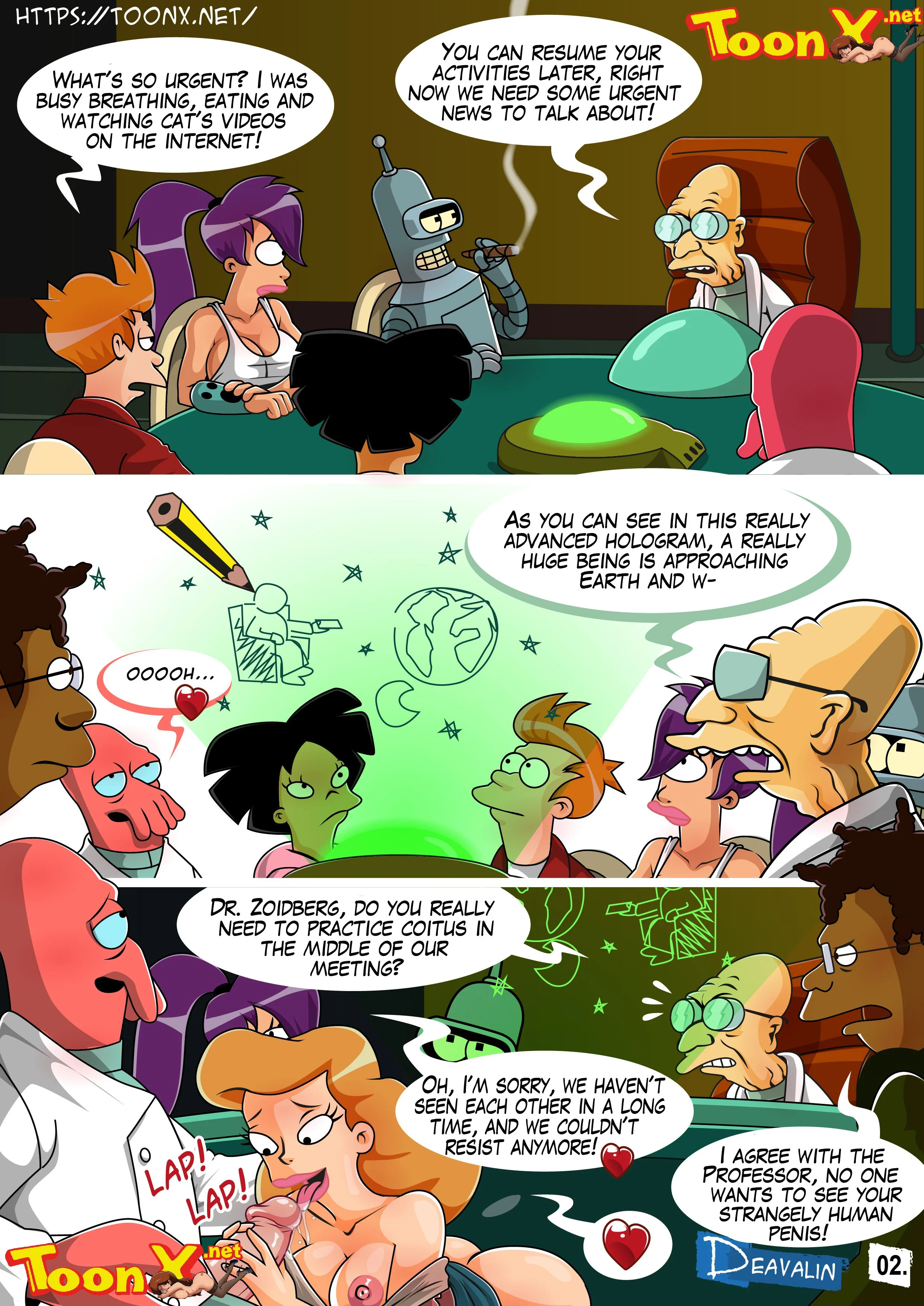 Orgy To Save The Earth (Futurama) [Deavalin] 1 . Orgy To Save The Earth - Chapter 1 (Futurama) [Deavalin] – page 3