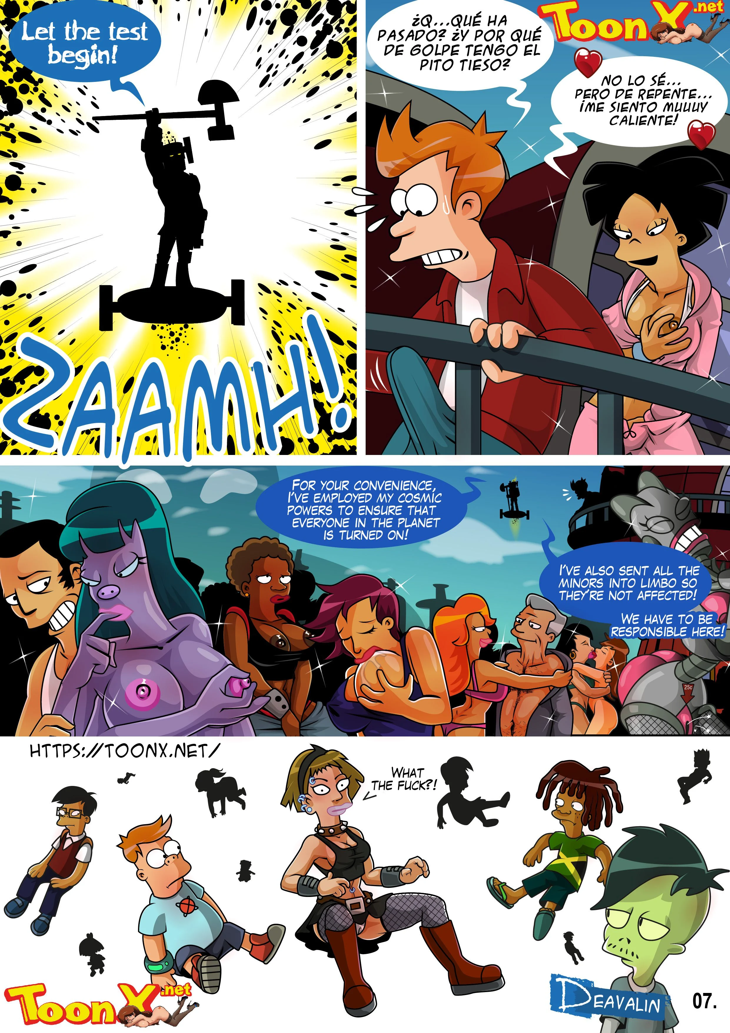 Orgy To Save The Earth (Futurama) [Deavalin] 1 . Orgy To Save The Earth - Chapter 1 (Futurama) [Deavalin] – page 8