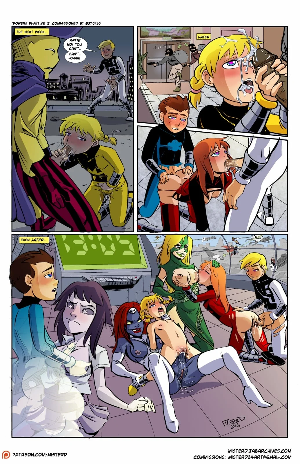 Powers Playtime (Power Pack) [Mister D.] 1 . Powers Playtime - Chapter 1 (Power Pack) [Mister D.] – page 3