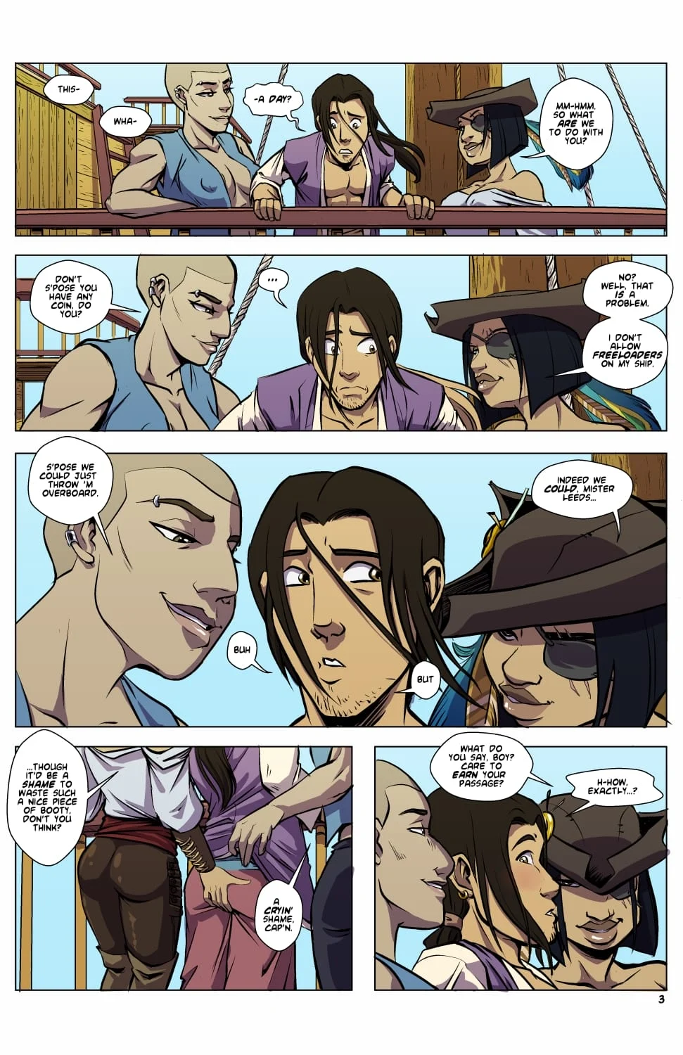 The Stowaway [Mister D.] 1 . The Stowaway - Chapter 1 [Mister D.] – page 3