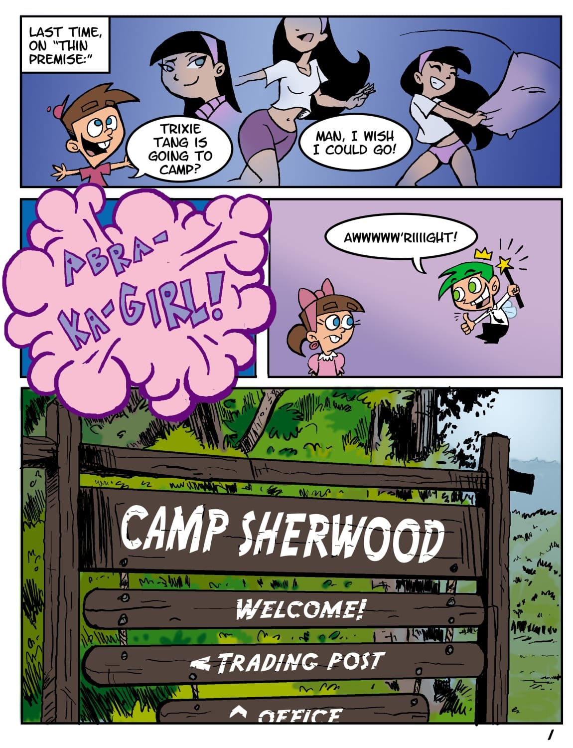 Camp Sherwood (Various) [Mister D.] 1 . Camp Sherwood - Chapter 1 [Mister D.] – page 1