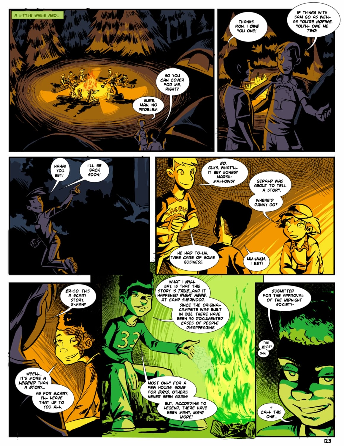 Camp Sherwood (Various) [Mister D.] 7 . Camp Sherwood - Chapter 7 [Mister D.] – page 1