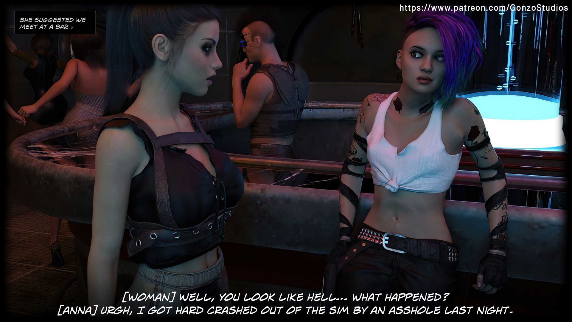 Cybersex [Sexy3DComics | Gonzo] 1 . Cybersex - Chapter 1 [Sexy3DComics | Gonzo] – page 100