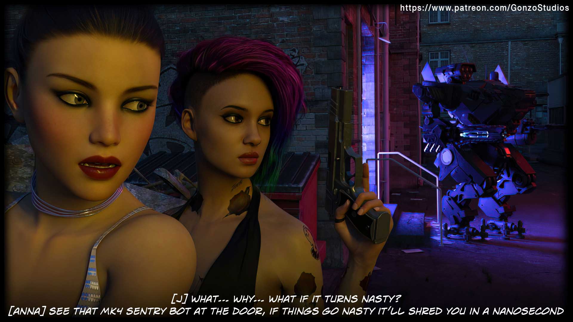 Cybersex [Sexy3DComics | Gonzo] 1 . Cybersex - Chapter 1 [Sexy3DComics | Gonzo] – page 112