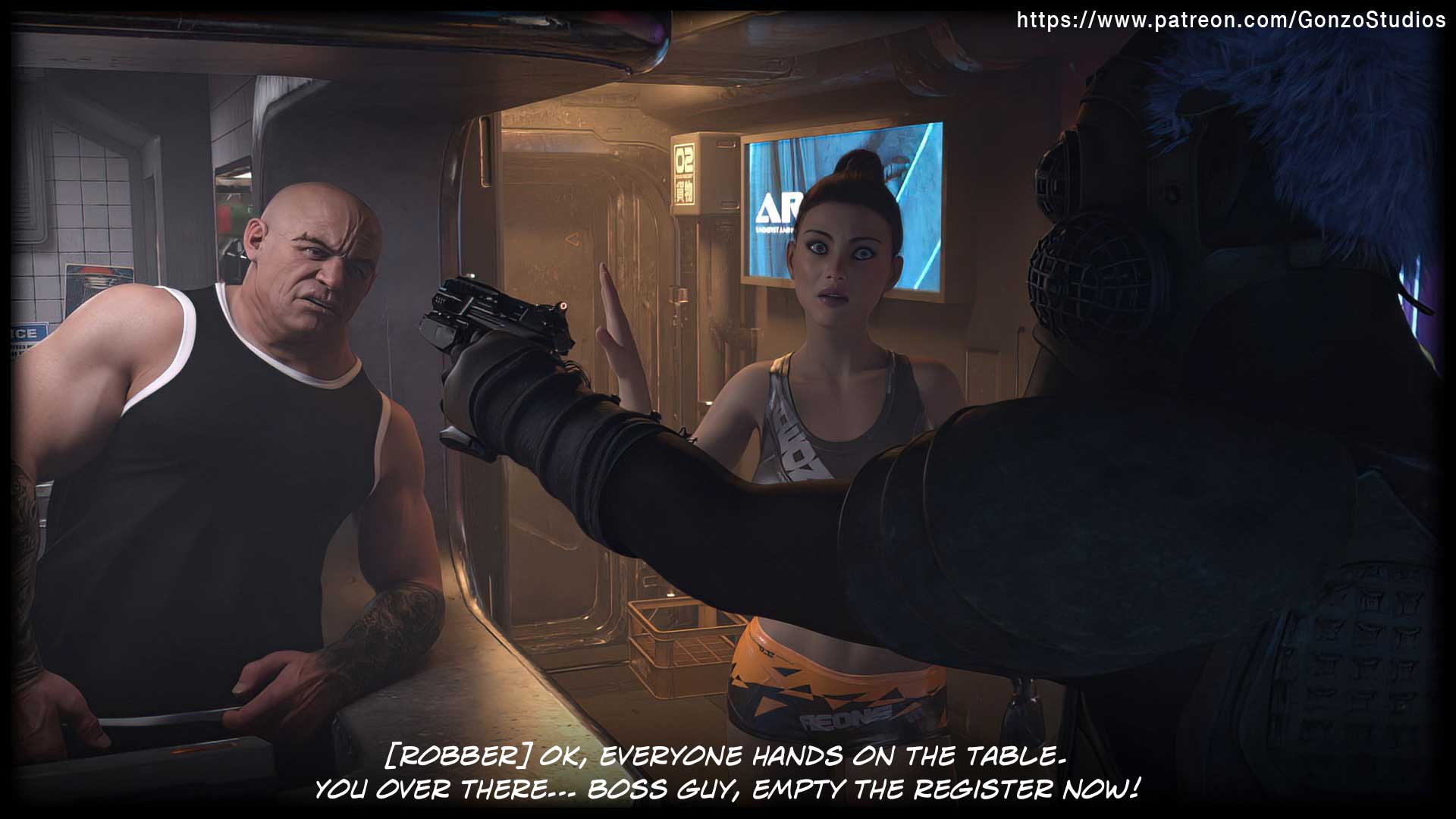 Cybersex [Sexy3DComics | Gonzo] 1 . Cybersex - Chapter 1 [Sexy3DComics | Gonzo] – page 24