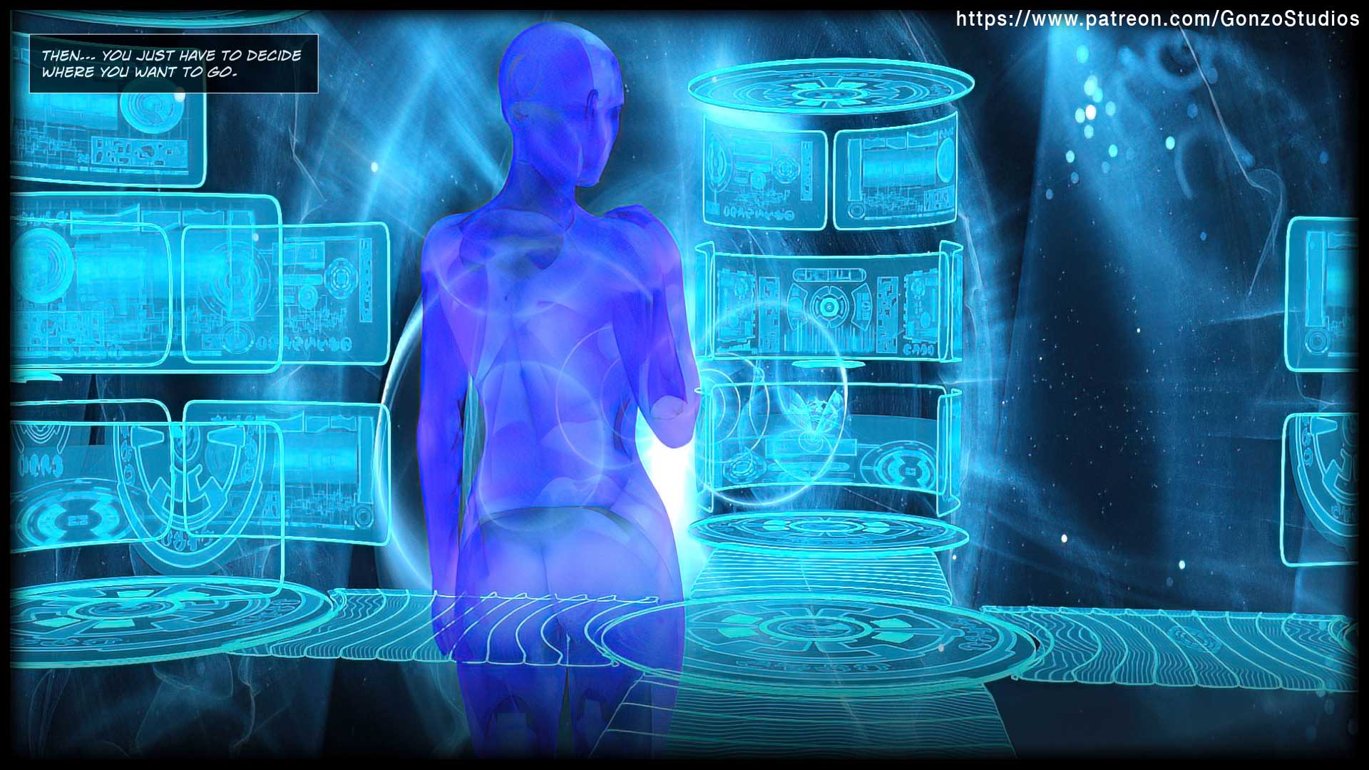 Cybersex [Sexy3DComics | Gonzo] 1 . Cybersex - Chapter 1 [Sexy3DComics | Gonzo] – page 47