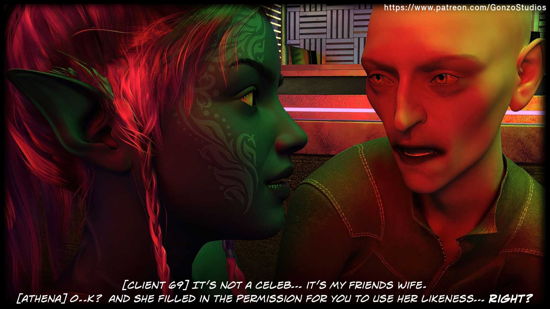 Cybersex [Sexy3DComics | Gonzo] 1 . Cybersex - Chapter 1 [Sexy3DComics | Gonzo] – page 60