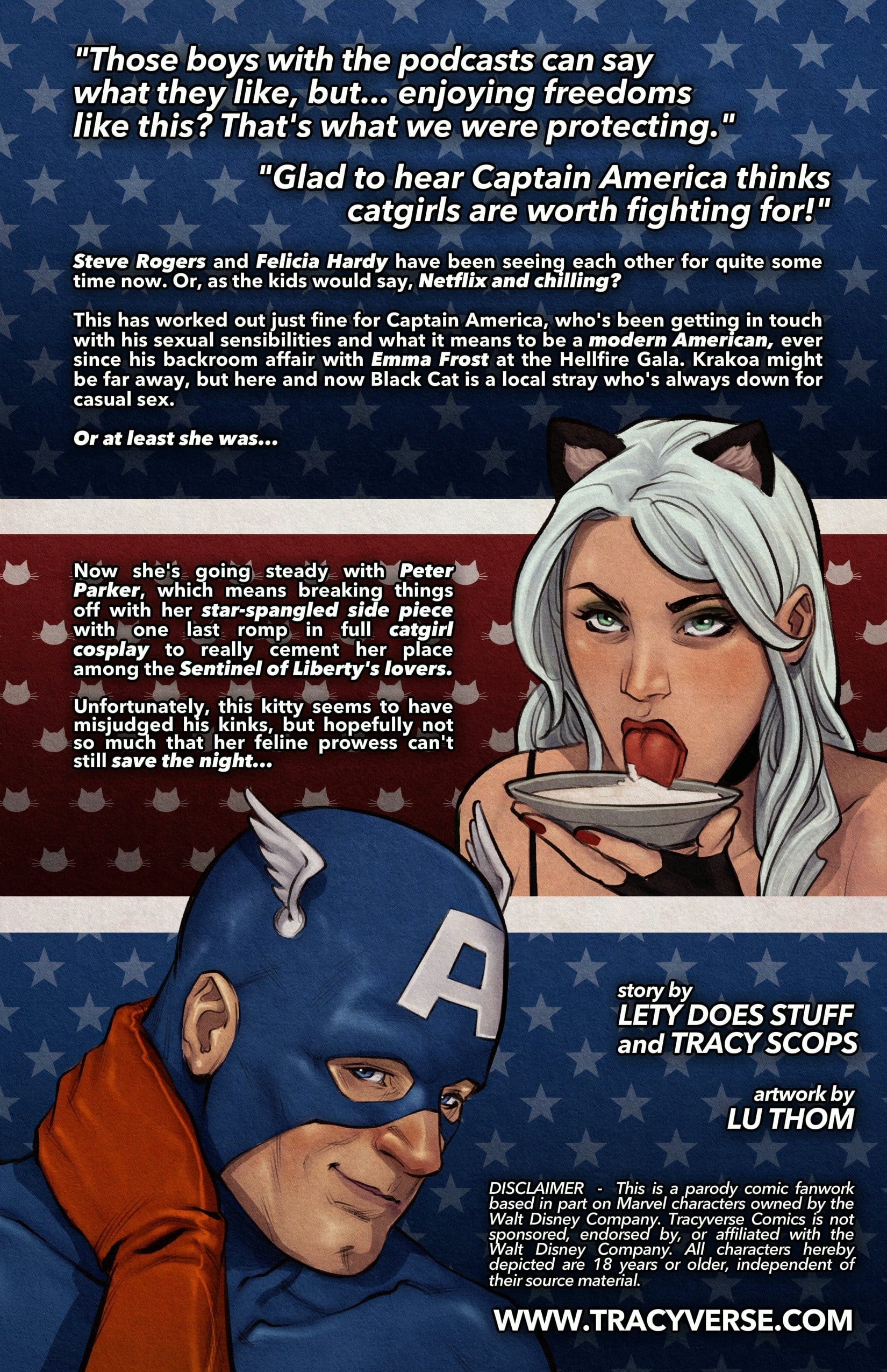 Catgirl Ameowrica (Marvel) [Tracy Scops , Lu Thom] 1 . Catgirl Ameowrica - Chapter 1 (Marvel) [Tracyverse , Lu Thorn] – page 2