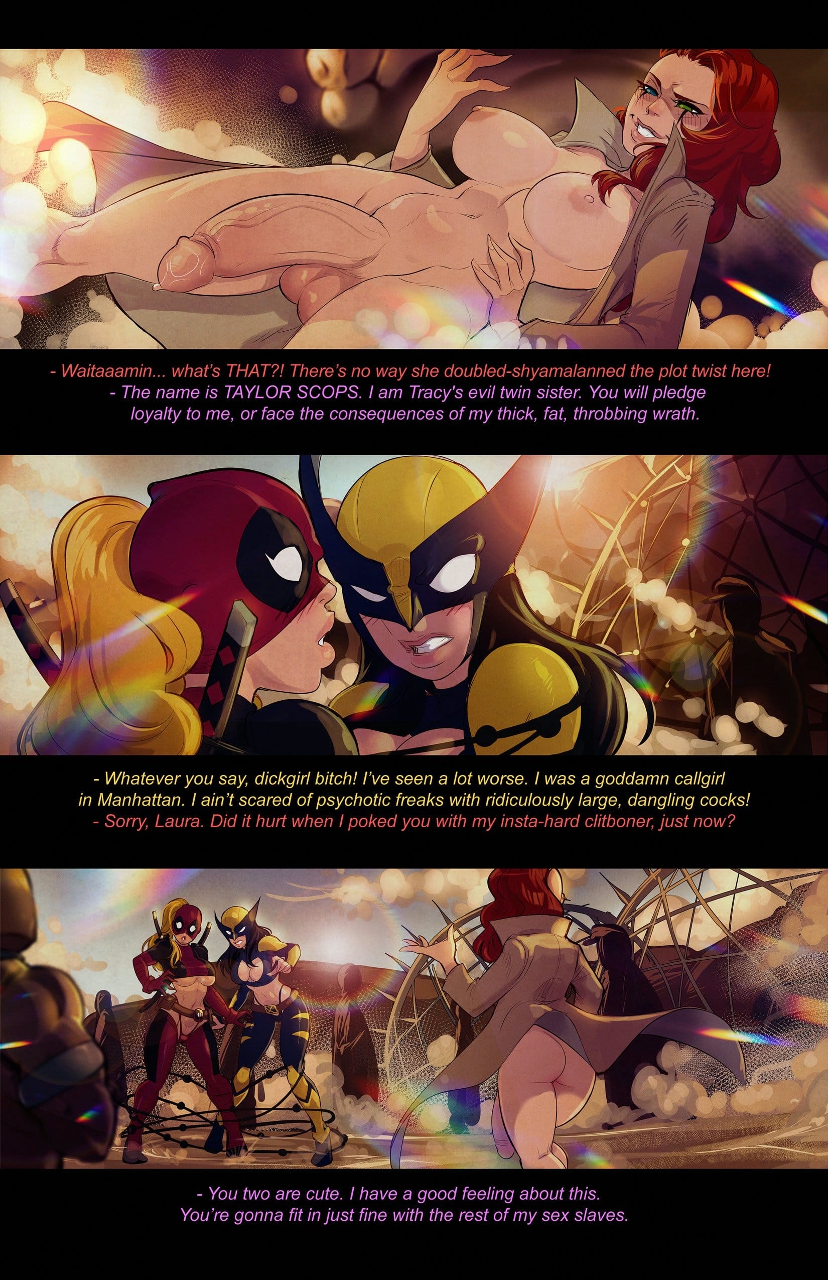 Lady Deadpool and Wolverine Lady [Tracy Scops] 1 . Lady Deadpool and Wolverine Lady - Chapter 1 [Tracy Scops] – page 5