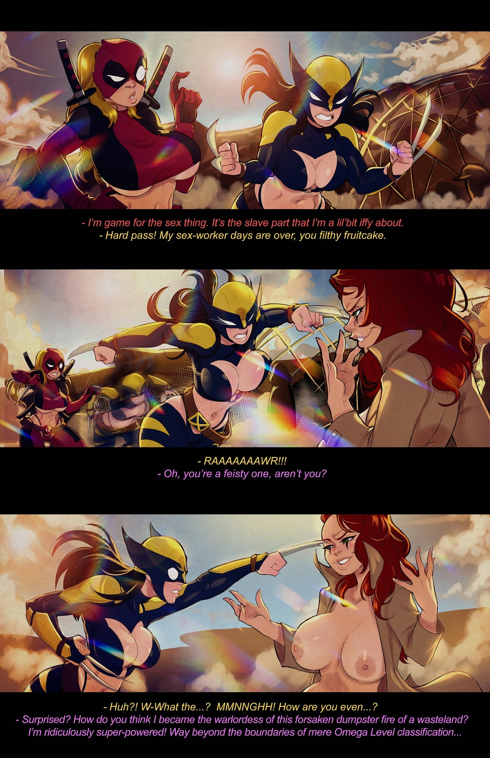 Lady Deadpool and Wolverine Lady [Tracy Scops] 1 . Lady Deadpool and Wolverine Lady - Chapter 1 [Tracy Scops] – page 6