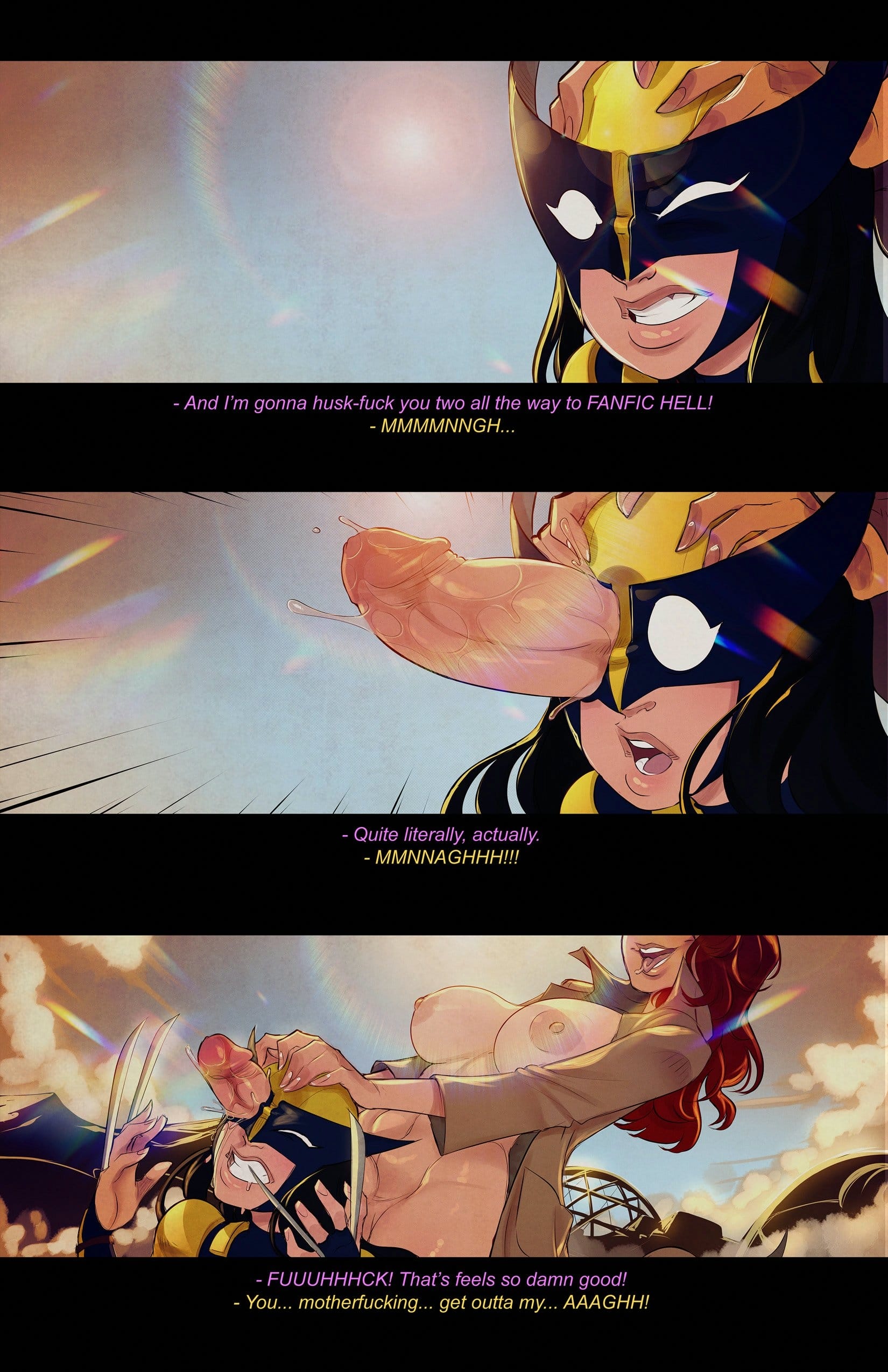 Lady Deadpool and Wolverine Lady [Tracy Scops] 1 . Lady Deadpool and Wolverine Lady - Chapter 1 [Tracy Scops] – page 8