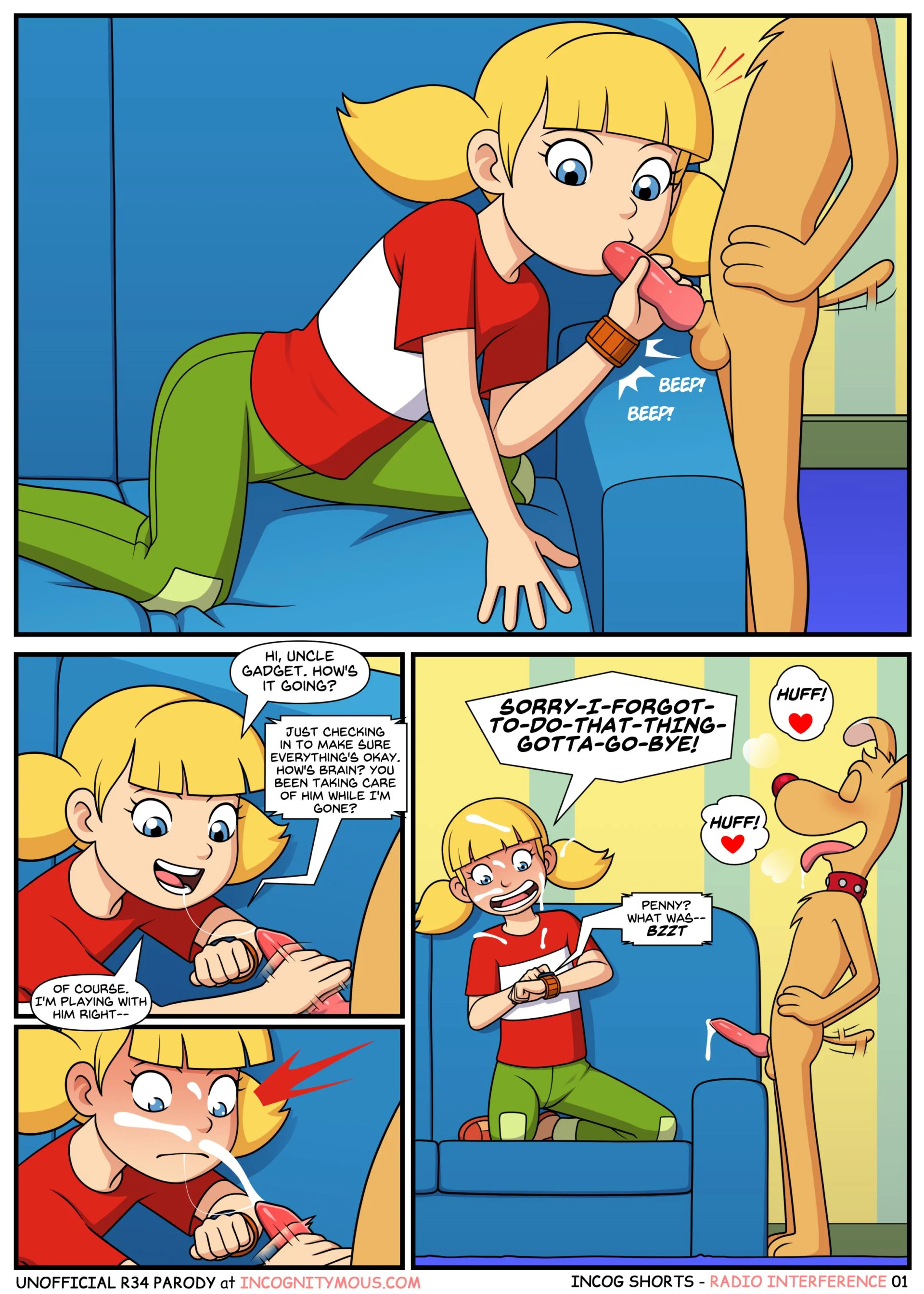 Shorts [Incognitymous] 3 . Radio Interference (Inspector Gadget) - [Incognitymous] – page 1