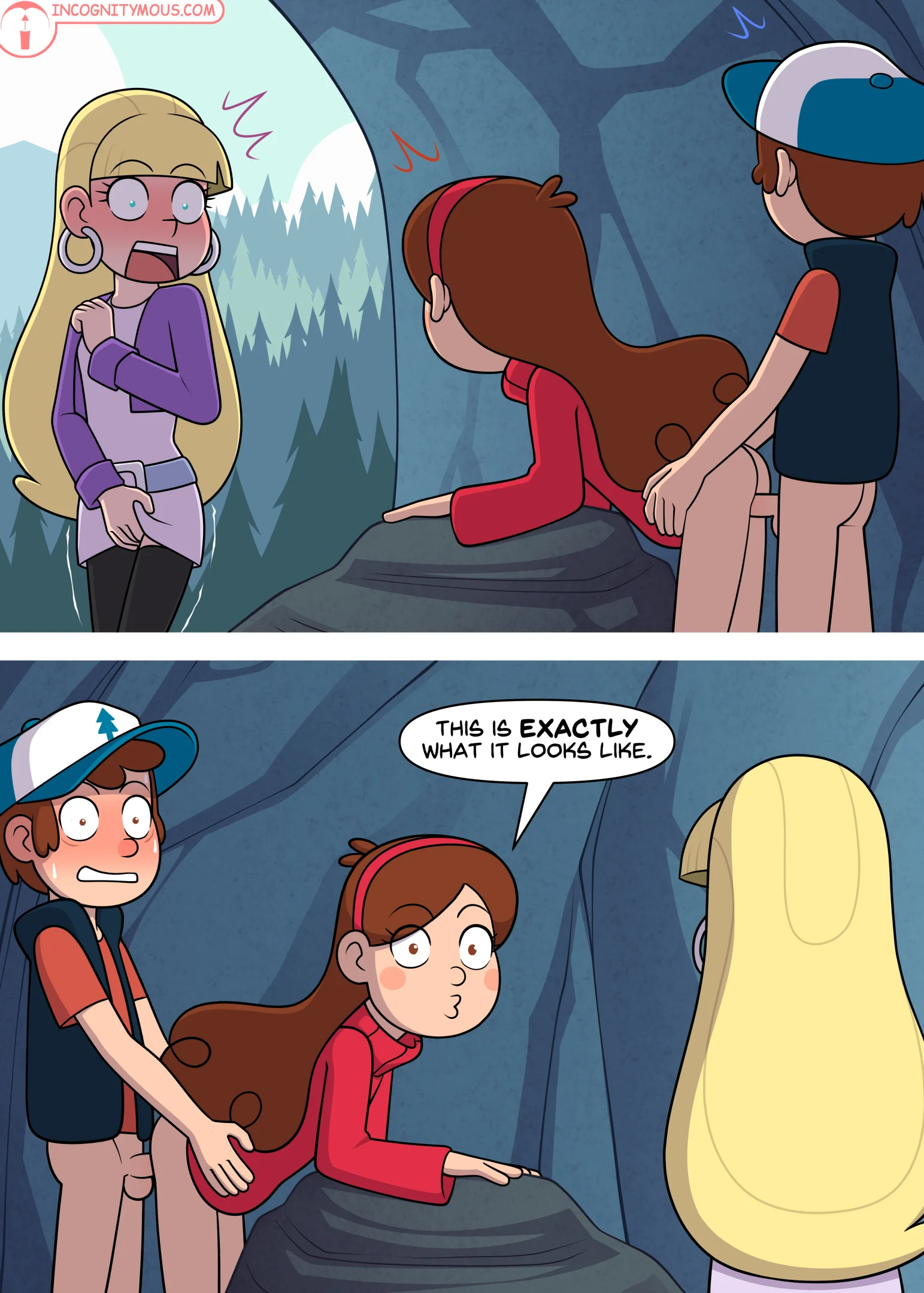 Shorts [Incognitymous] 6 . Pine (Gravity Falls) - [Incognitymous] – page 1