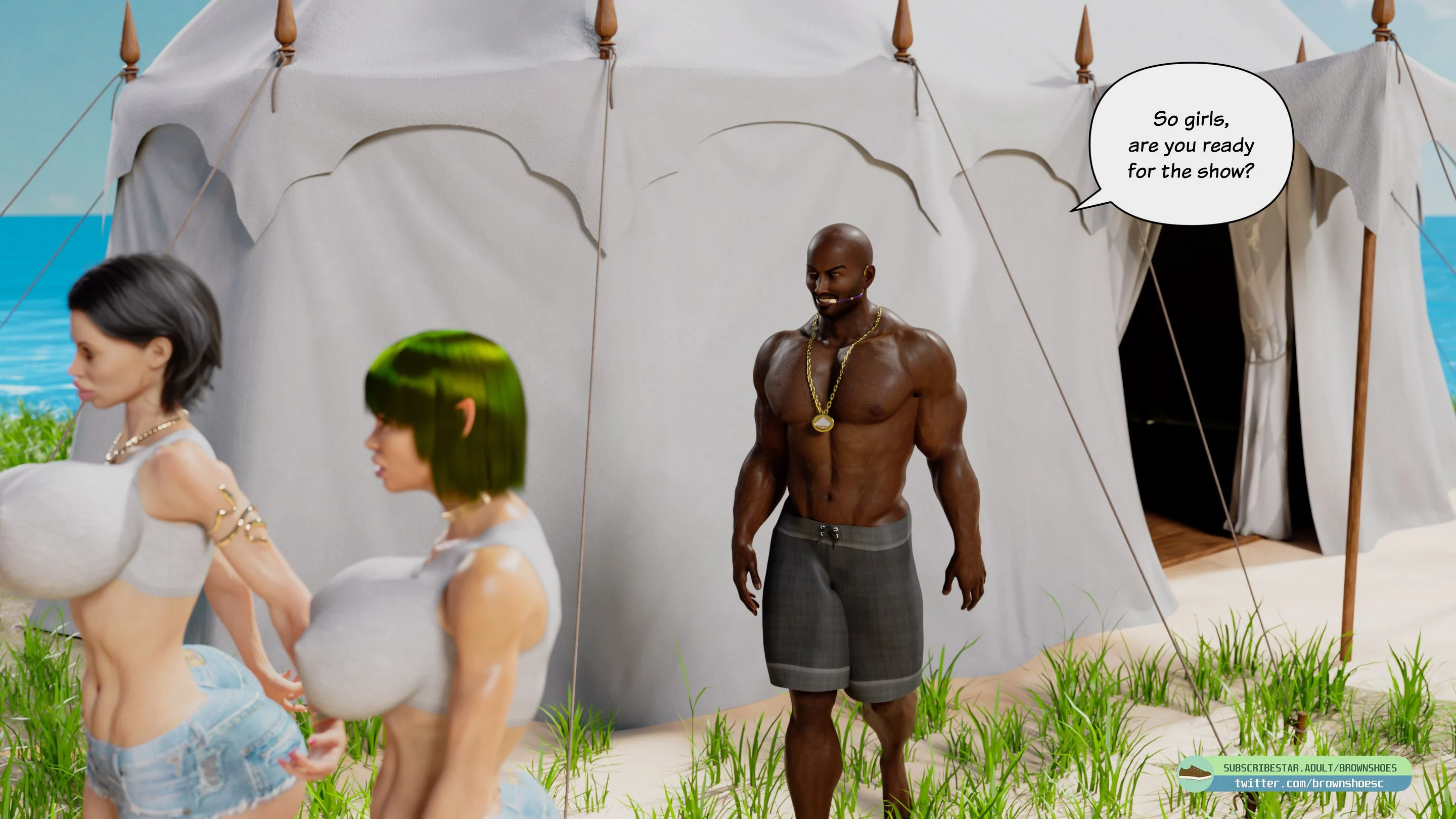 B.S Stories [Brown Shoes] 2 . B.S Stories - The Wet TShirt Contest - Chapter 2 [Brown Shoes] – page 17