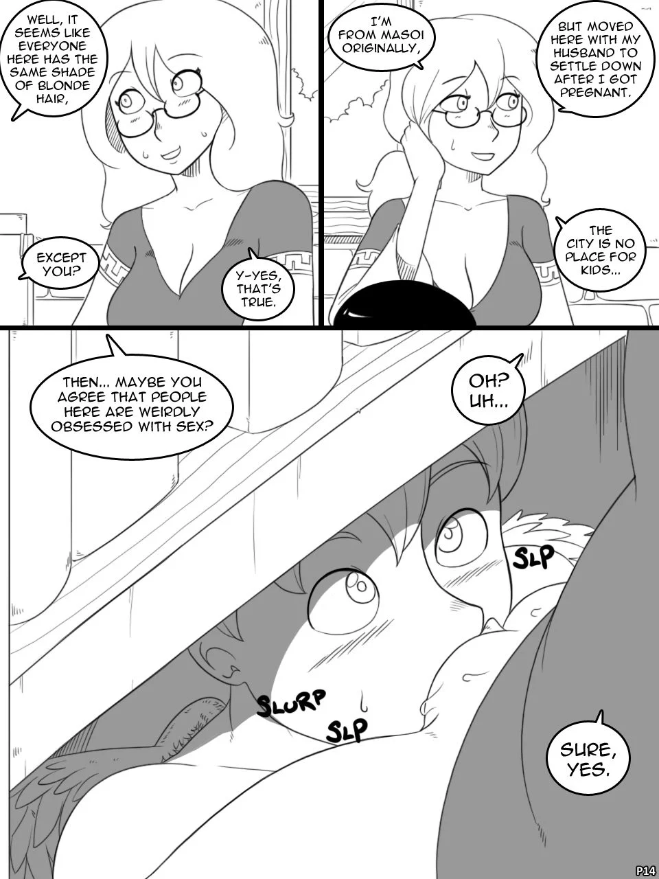 Temple of the Morning Wood [Nobody in Particular] 6 . Temple of the Morning Wood - Chapter 6 [Nobody in Particular] – page 14