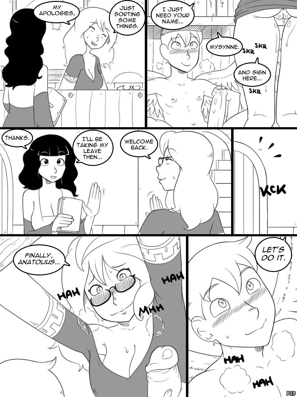 Temple of the Morning Wood [Nobody in Particular] 6 . Temple of the Morning Wood - Chapter 6 [Nobody in Particular] – page 19