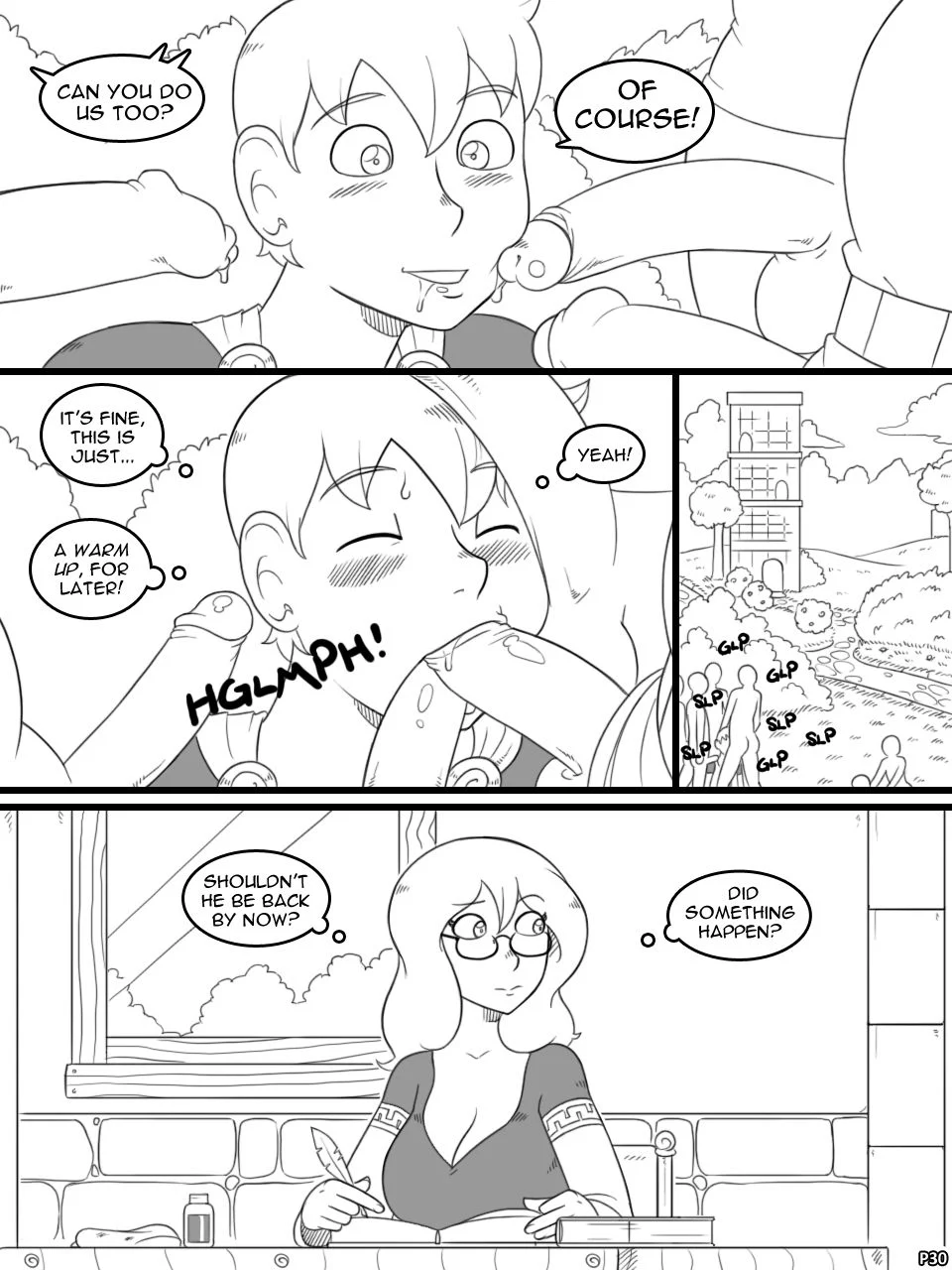 Temple of the Morning Wood [Nobody in Particular] 6 . Temple of the Morning Wood - Chapter 6 [Nobody in Particular] – page 30