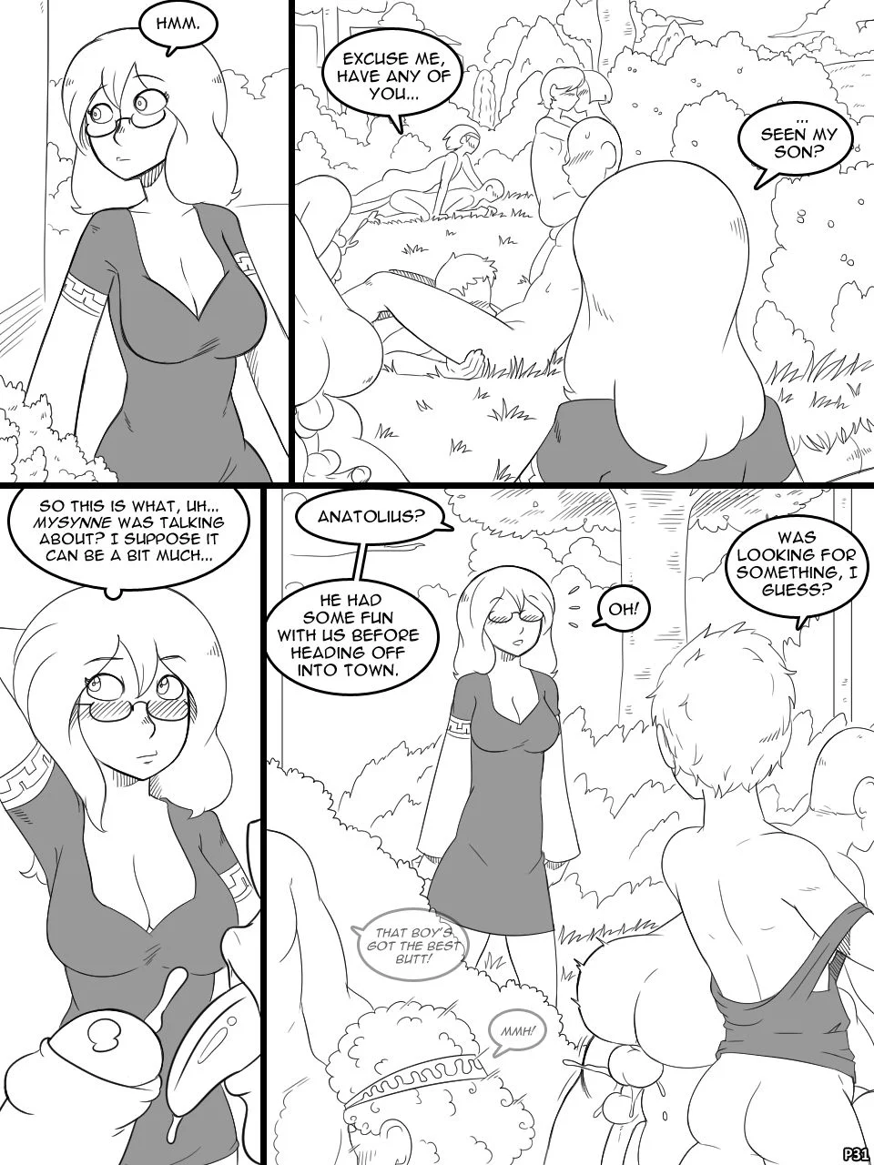 Temple of the Morning Wood [Nobody in Particular] 6 . Temple of the Morning Wood - Chapter 6 [Nobody in Particular] – page 31