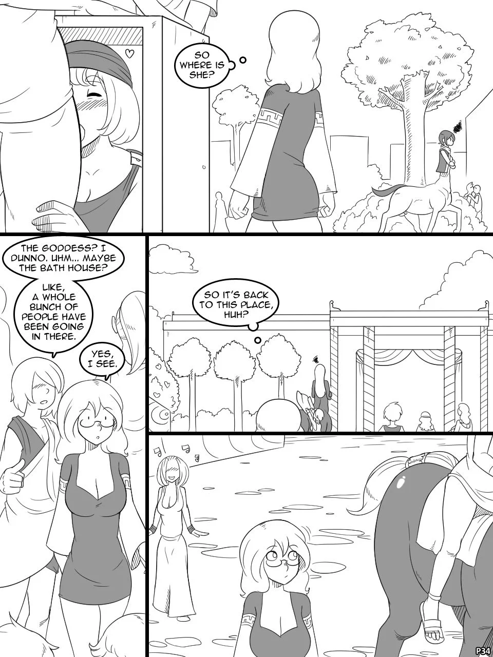 Temple of the Morning Wood [Nobody in Particular] 6 . Temple of the Morning Wood - Chapter 6 [Nobody in Particular] – page 34