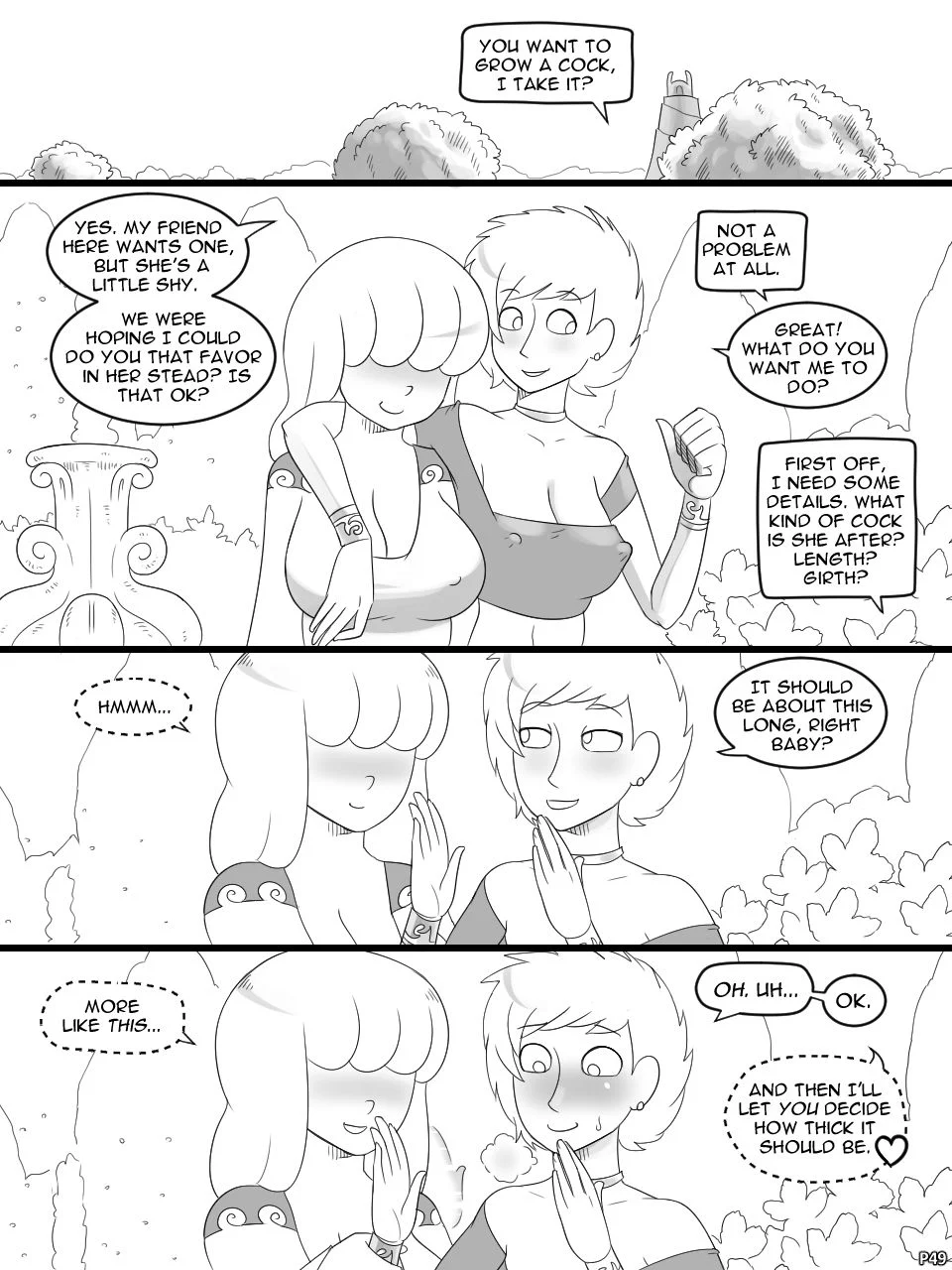 Temple of the Morning Wood [Nobody in Particular] 6 . Temple of the Morning Wood - Chapter 6 [Nobody in Particular] – page 49