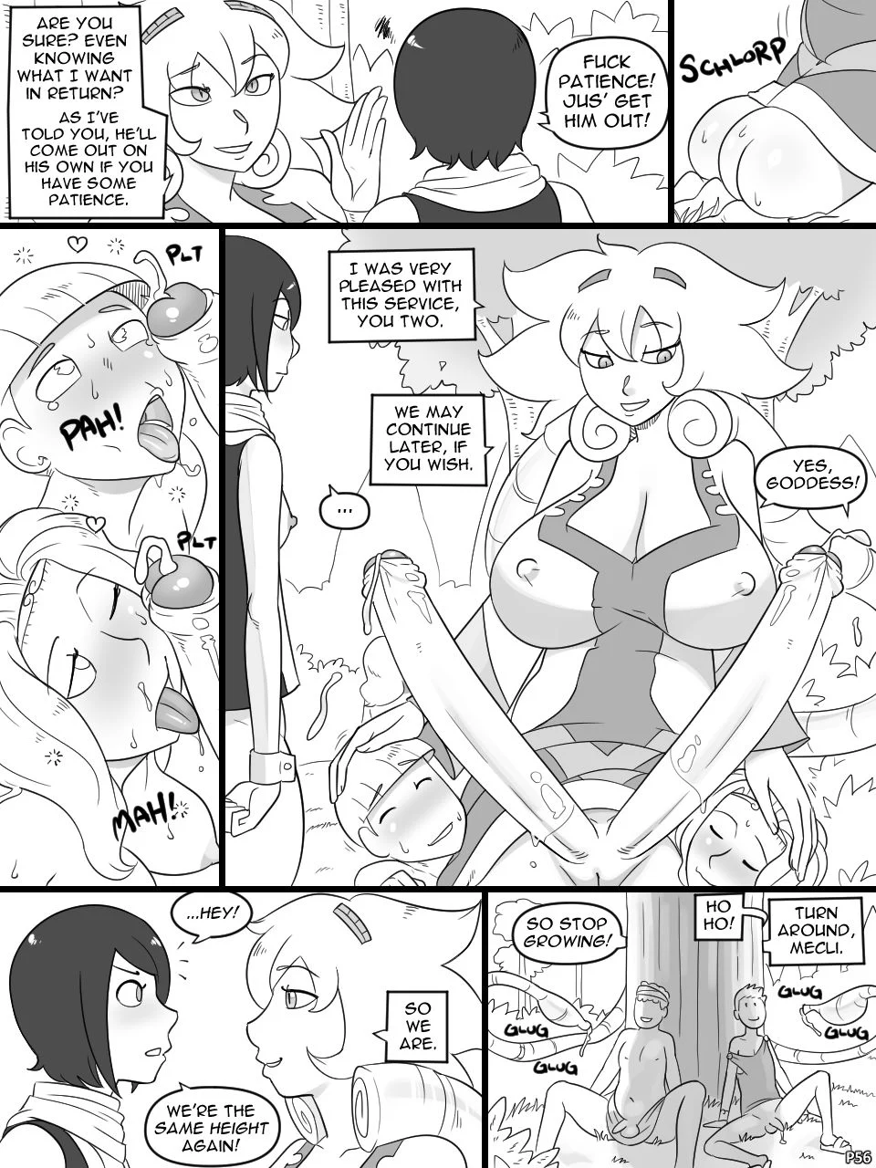 Temple of the Morning Wood [Nobody in Particular] 6 . Temple of the Morning Wood - Chapter 6 [Nobody in Particular] – page 56