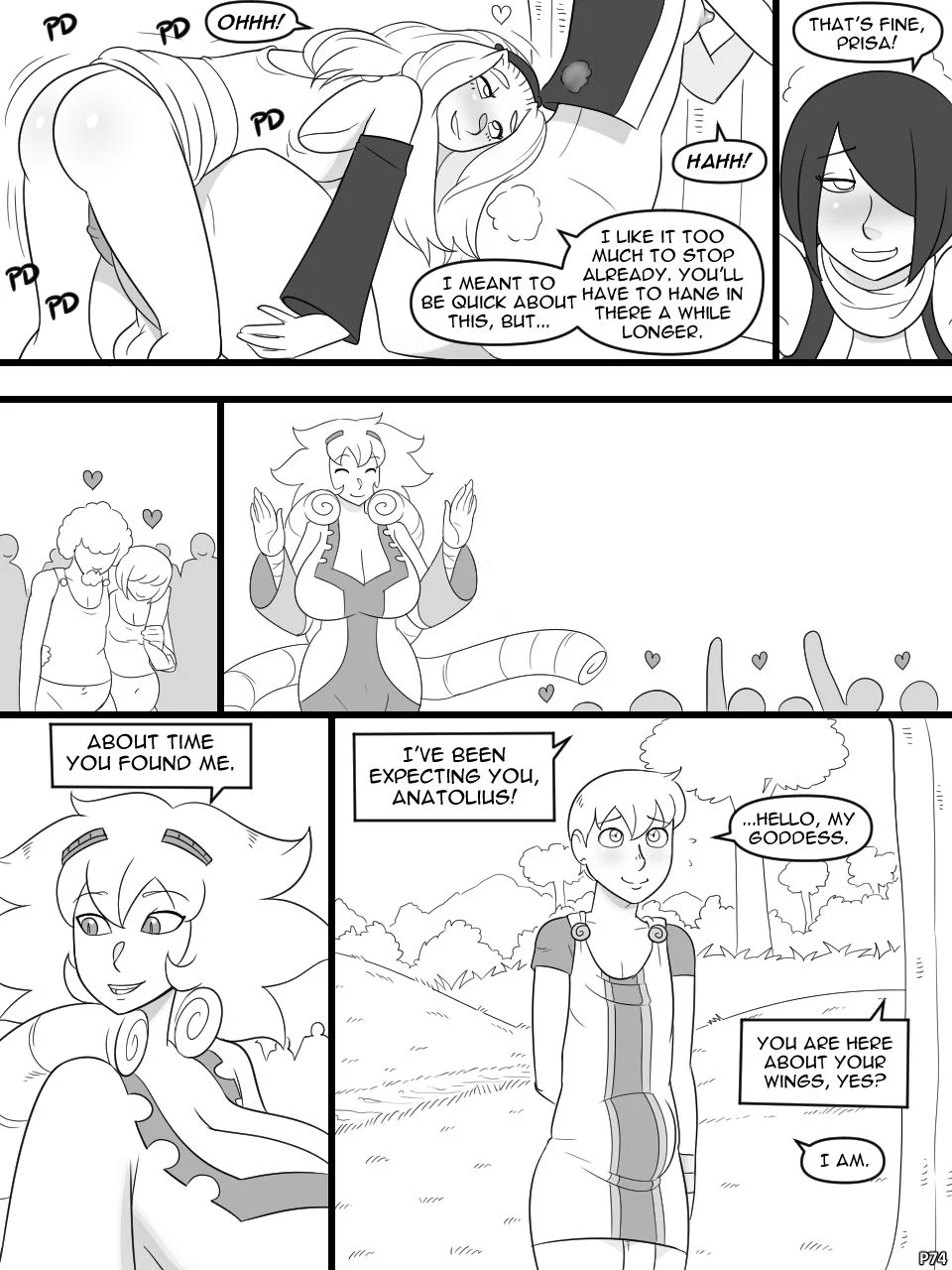 Temple of the Morning Wood [Nobody in Particular] 6 . Temple of the Morning Wood - Chapter 6 [Nobody in Particular] – page 74