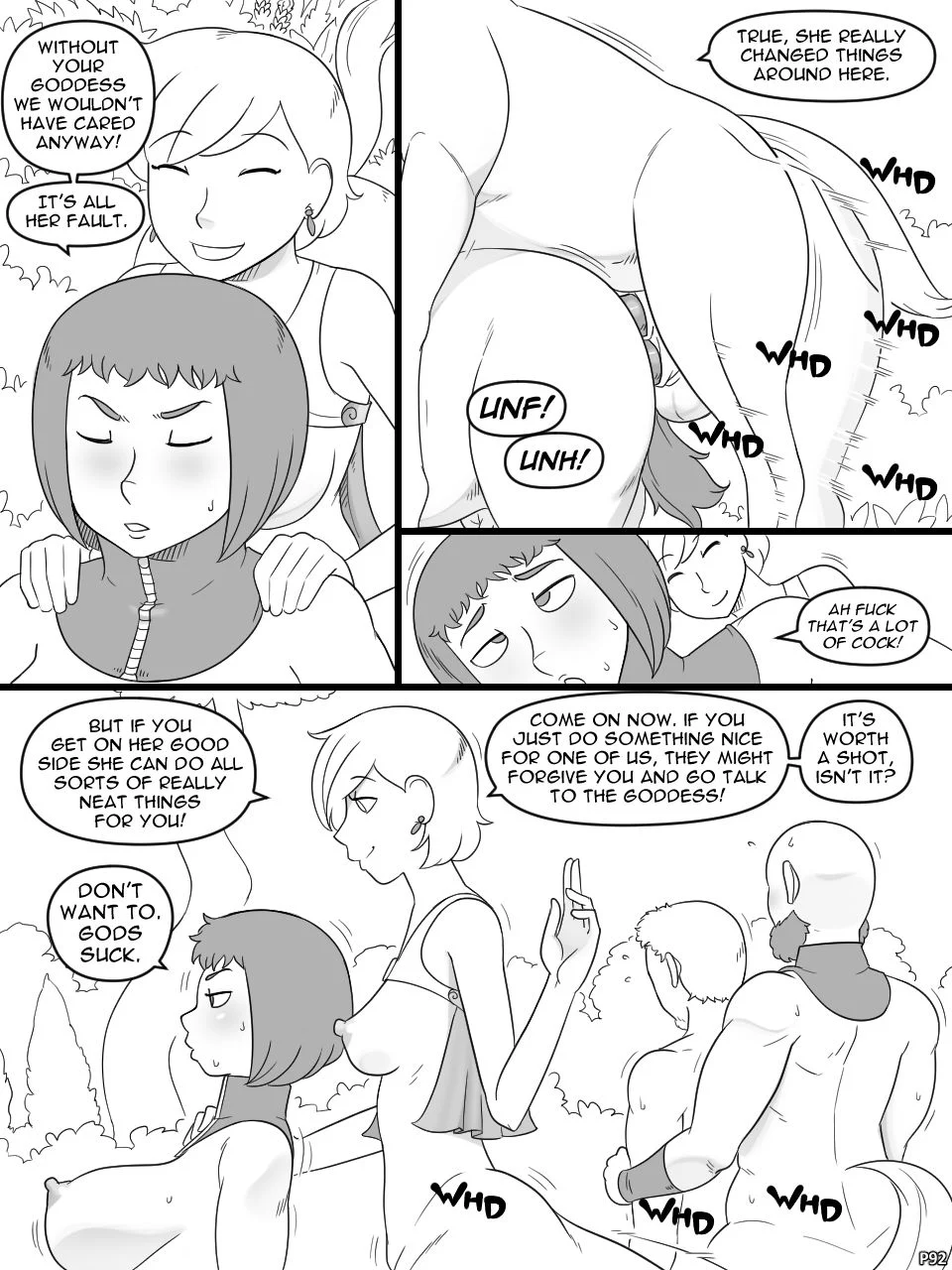 Temple of the Morning Wood [Nobody in Particular] 6 . Temple of the Morning Wood - Chapter 6 [Nobody in Particular] – page 92
