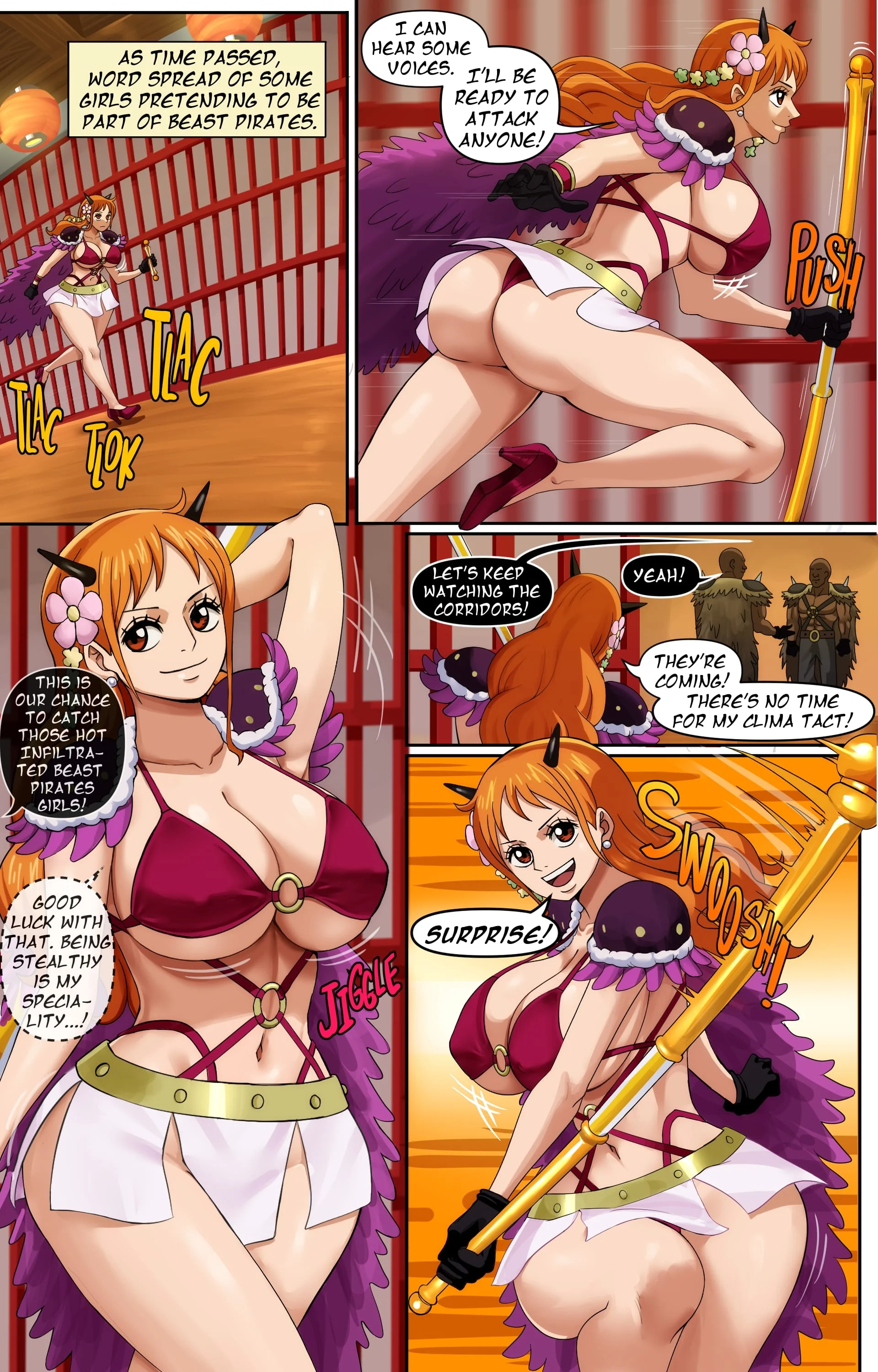Beast Pirates (One Piece) [Pink Pawg] 1 . Beast Pirates - Chapter 1 (One Piece) [Pink Pawg] – page 10