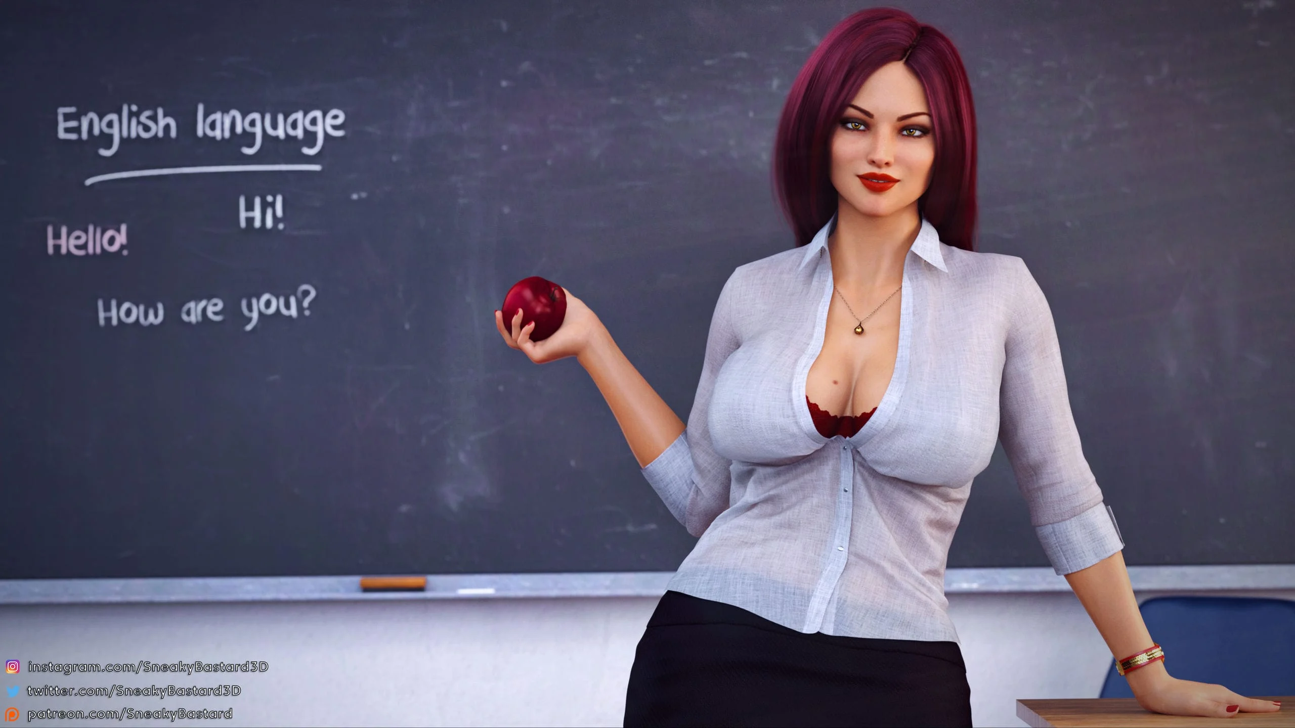 Giving In To Temptation [Sneaky Bastard] 1.5 - Pinups – page 8