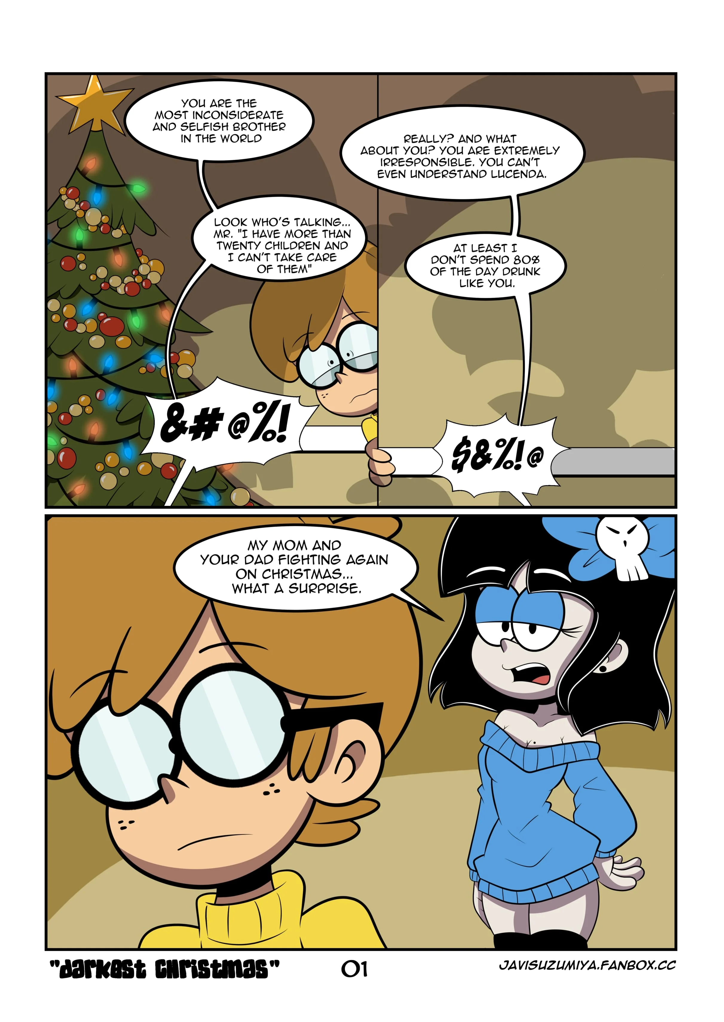 Darkest Christmas (The Loud House) [JaviSuzumiya] 1 . Darkest Christmas - Chapter 1 (The Loud House) [JaviSuzumiya] – page 1