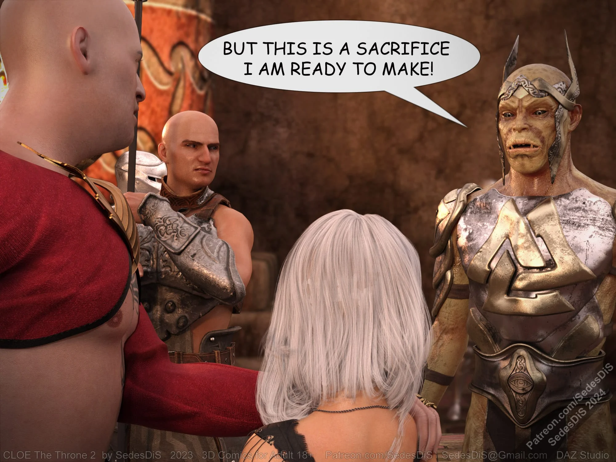 The Story of Cloe [SedesDiS] 7 . Cloe - The Throne 2 - Chapter 7 [SedesDiS] – page 86