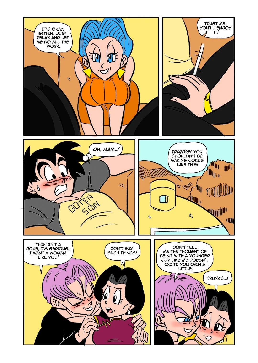 The Switch Up (Dragon Ball Z) [FunsexyDB] 1 . The Switch Up - Colored - Chapter 1 (Dragon Ball Z) [FunsexyDB] – page 10