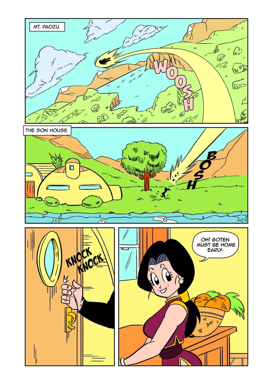 The Switch Up (Dragon Ball Z) [FunsexyDB] 1 . The Switch Up - Colored - Chapter 1 (Dragon Ball Z) [FunsexyDB] – page 3