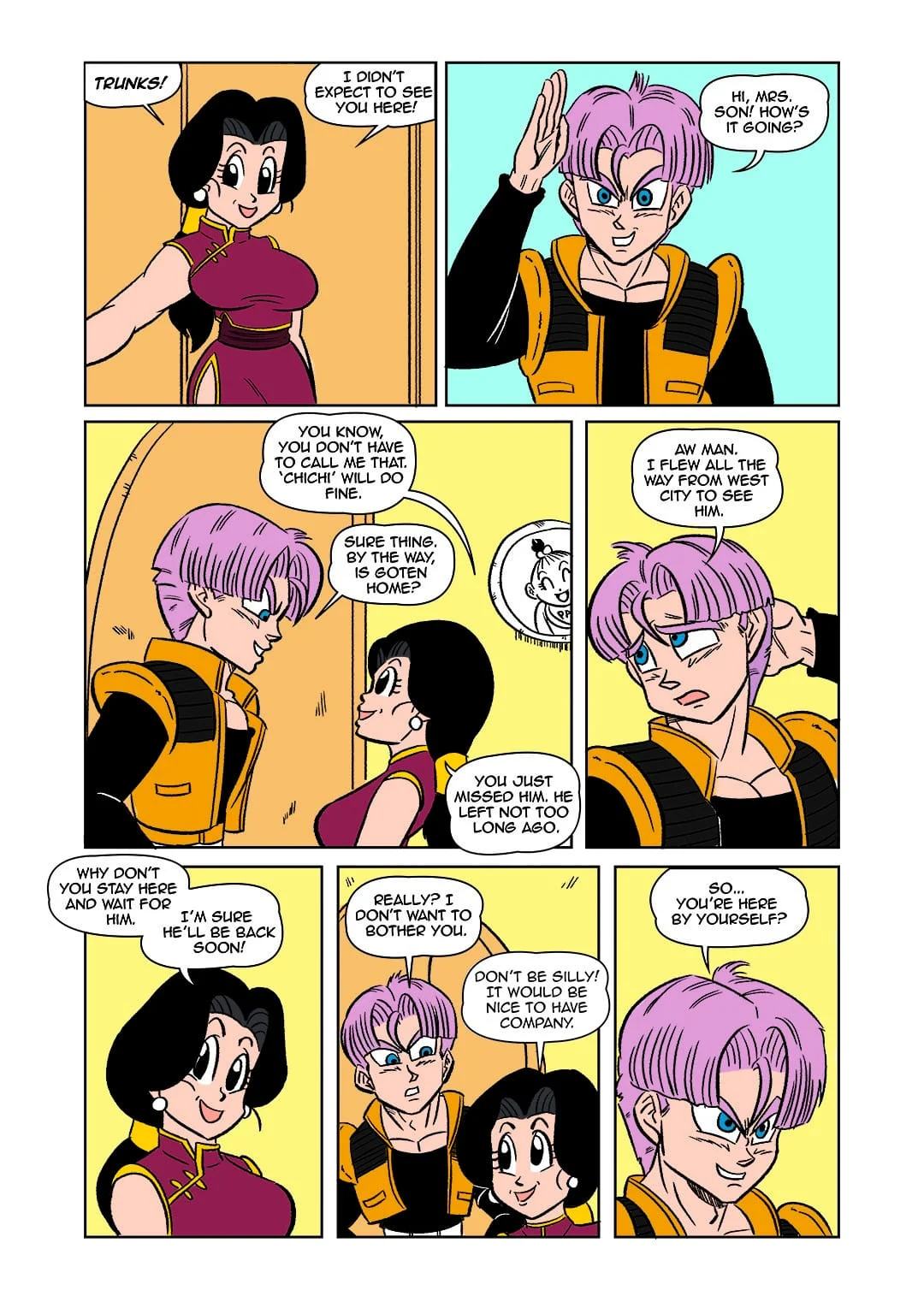 The Switch Up (Dragon Ball Z) [FunsexyDB] 1 . The Switch Up - Colored - Chapter 1 (Dragon Ball Z) [FunsexyDB] – page 4
