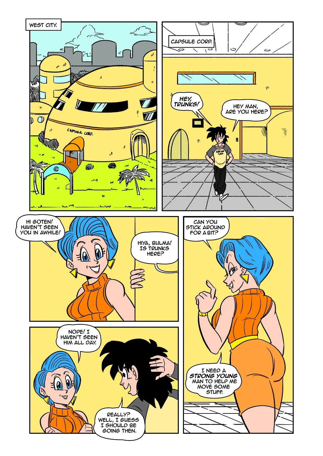 The Switch Up (Dragon Ball Z) [FunsexyDB] 1 . The Switch Up - Colored - Chapter 1 (Dragon Ball Z) [FunsexyDB] – page 5