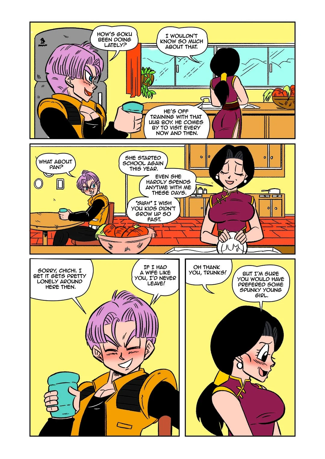 The Switch Up (Dragon Ball Z) [FunsexyDB] 1 . The Switch Up - Colored - Chapter 1 (Dragon Ball Z) [FunsexyDB] – page 6