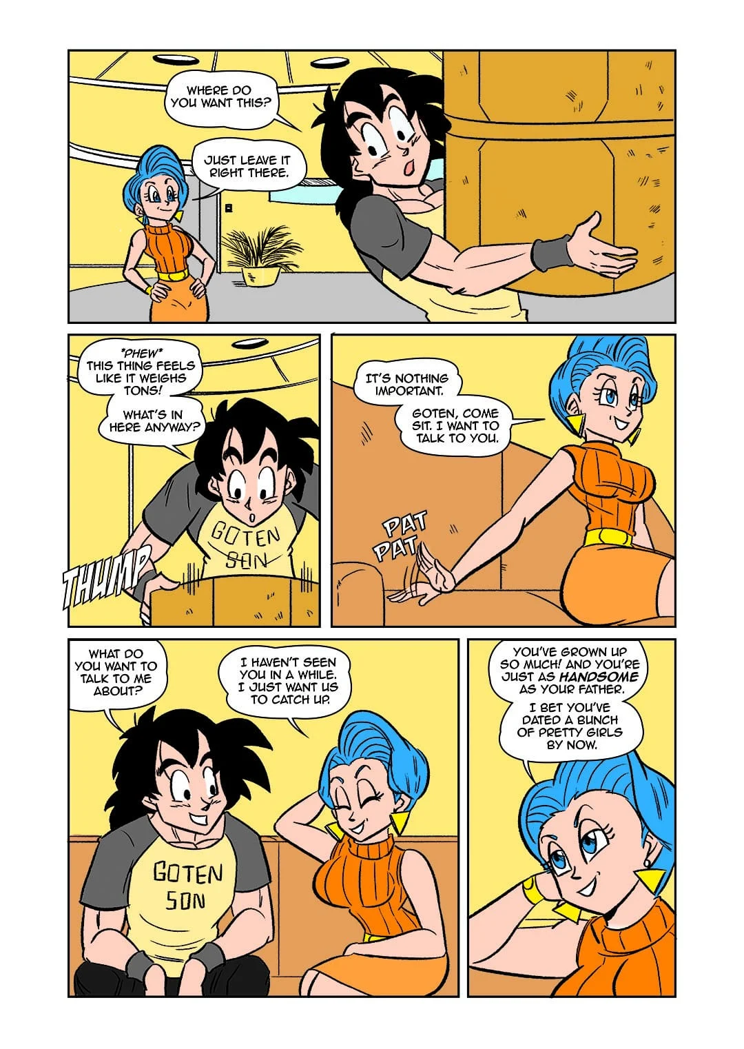 The Switch Up (Dragon Ball Z) [FunsexyDB] 1 . The Switch Up - Colored - Chapter 1 (Dragon Ball Z) [FunsexyDB] – page 8