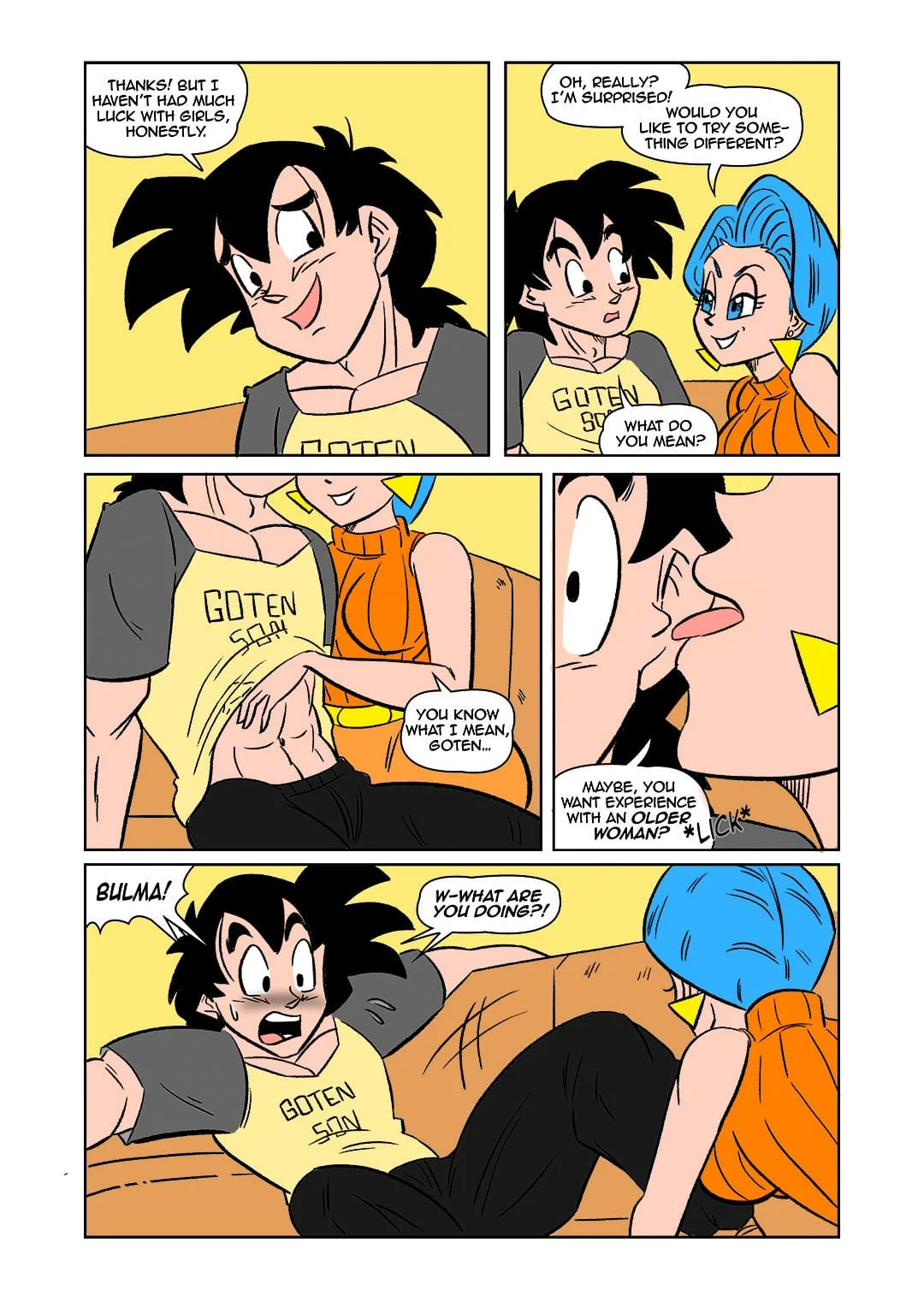 The Switch Up (Dragon Ball Z) [FunsexyDB] 1 . The Switch Up - Colored - Chapter 1 (Dragon Ball Z) [FunsexyDB] – page 9