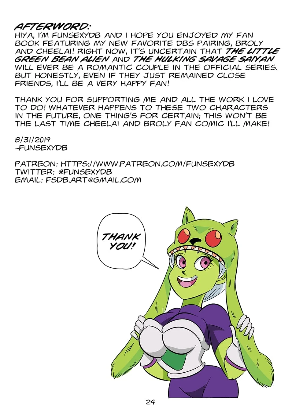 Thank You (Dragon Ball Super) [FunsexyDB] 1 . Thank You - Chapter 1 (Dragon Ball Super) [FunsexyDB] – page 25