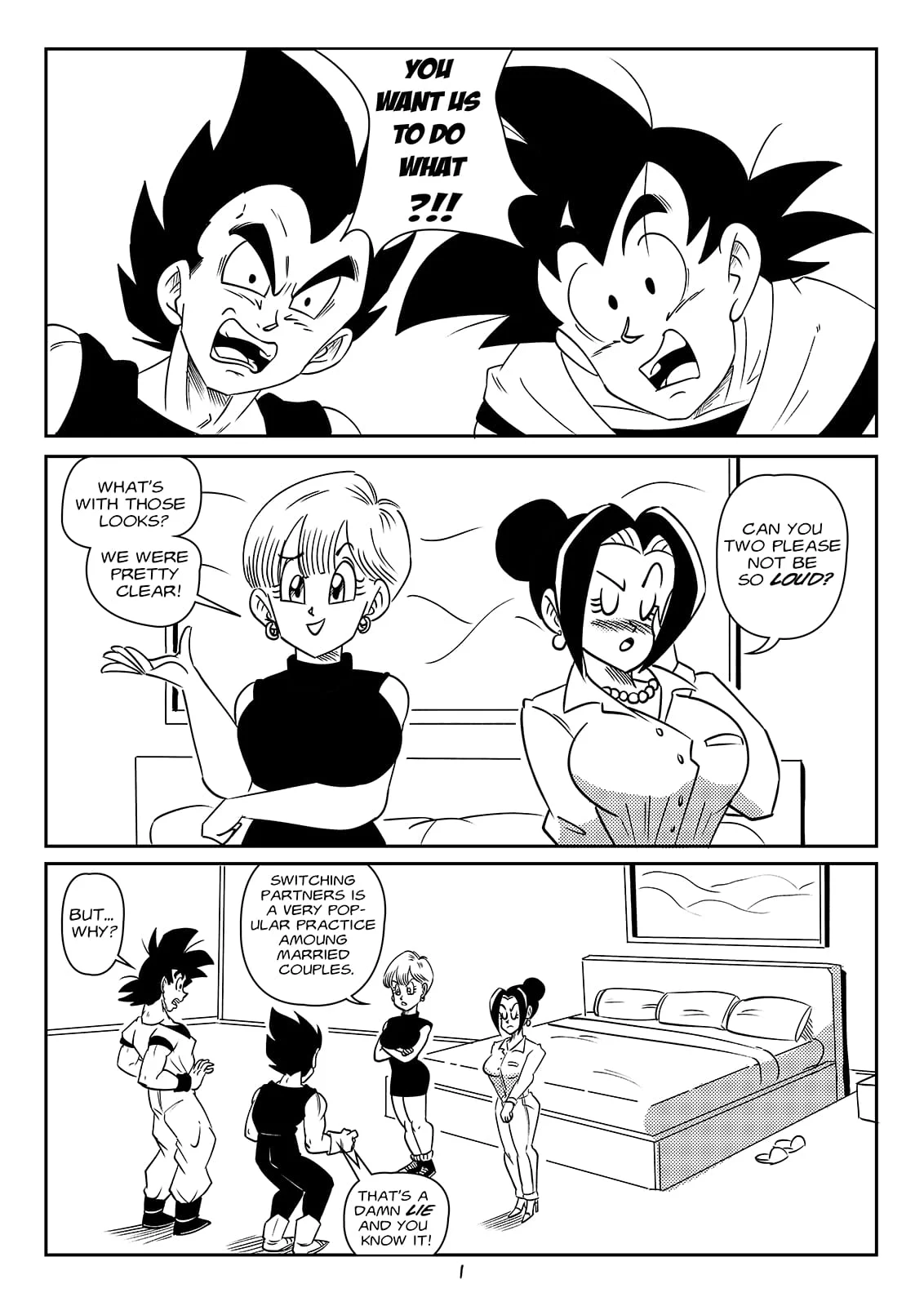 Dragon Swap (Dragon Ball Z) [FunsexyDB] 1 . Dragon Swap - Chapter 1 (Dragon Ball Z) [FunsexyDB] – page 2