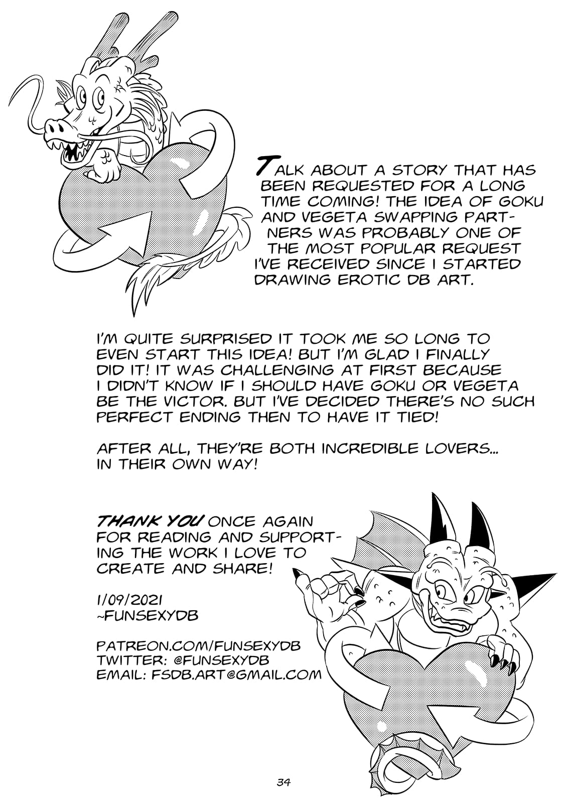 Dragon Swap (Dragon Ball Z) [FunsexyDB] 1 . Dragon Swap - Chapter 1 (Dragon Ball Z) [FunsexyDB] – page 35