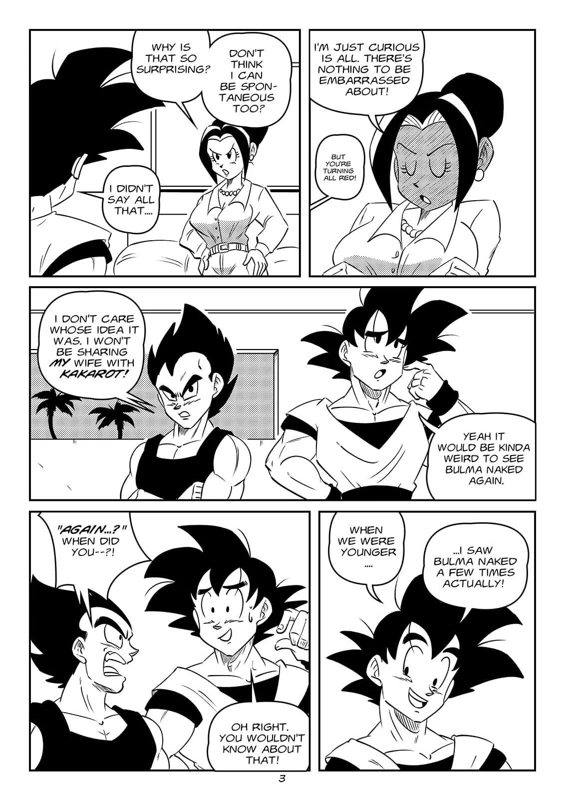 Dragon Swap (Dragon Ball Z) [FunsexyDB] 1 . Dragon Swap - Chapter 1 (Dragon Ball Z) [FunsexyDB] – page 4