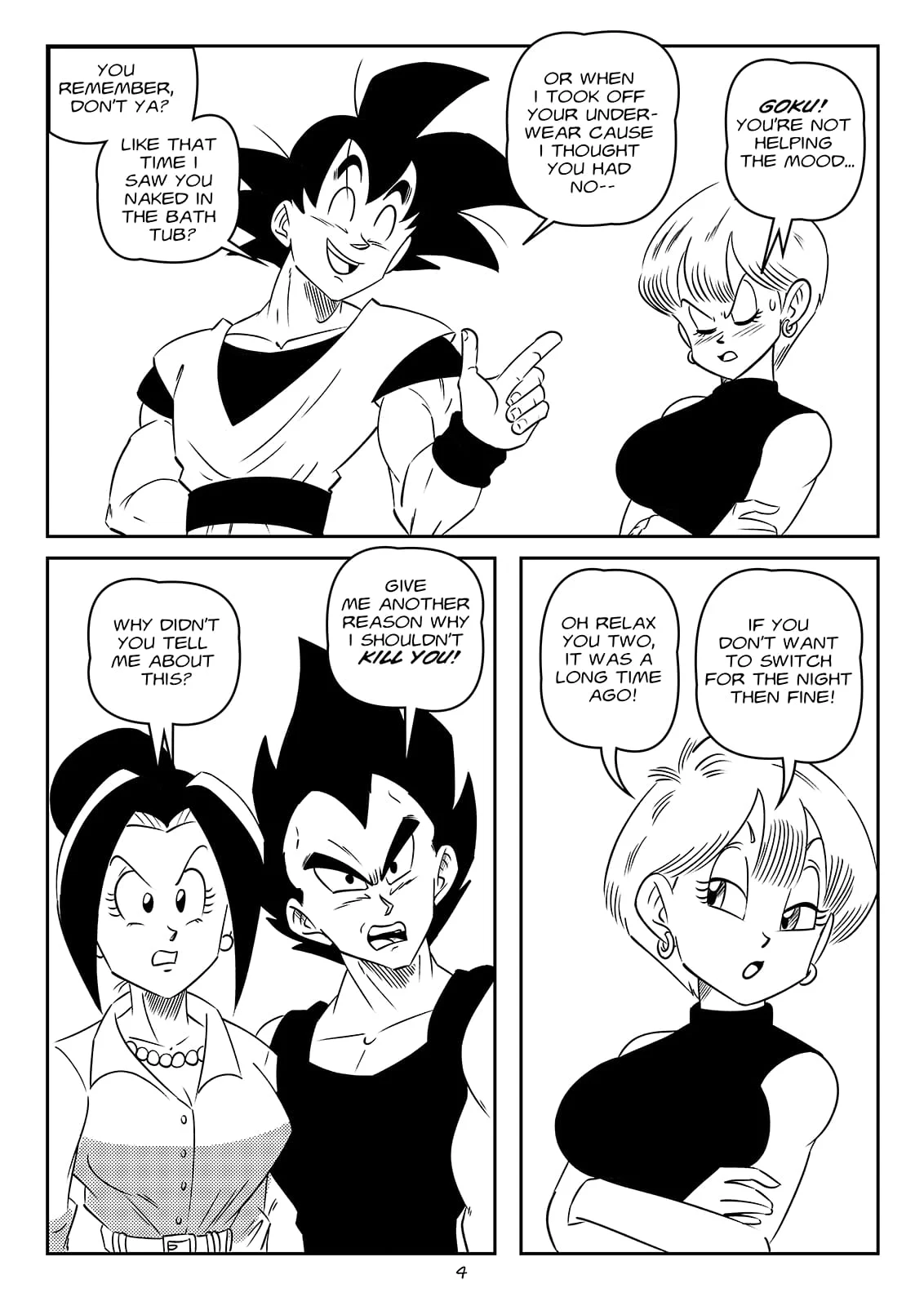 Dragon Swap (Dragon Ball Z) [FunsexyDB] 1 . Dragon Swap - Chapter 1 (Dragon Ball Z) [FunsexyDB] – page 5