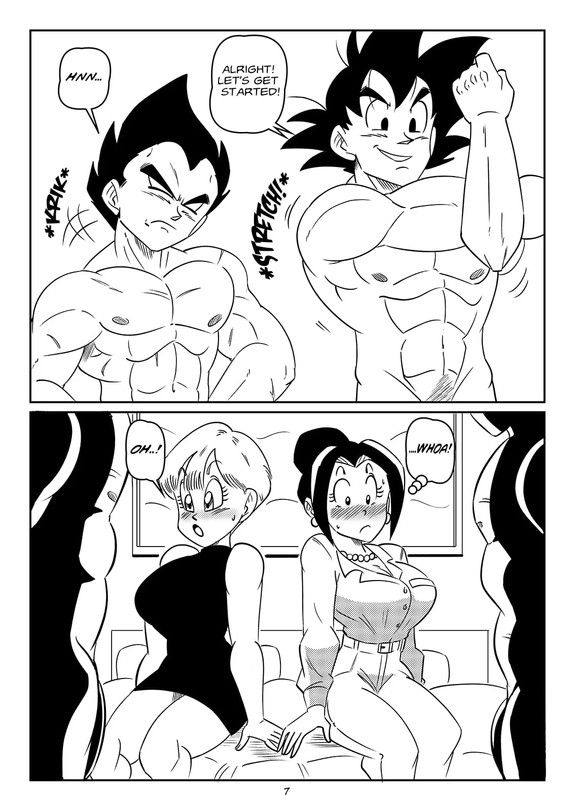 Dragon Swap (Dragon Ball Z) [FunsexyDB] 1 . Dragon Swap - Chapter 1 (Dragon Ball Z) [FunsexyDB] – page 8