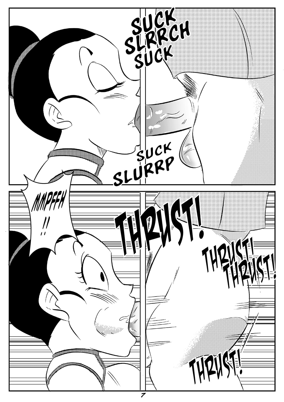 DBG: Hole Milk (Dragon Ball Super) [FunsexyDB] 1 . DBG: Hole Milk - Chapter 1 (Dragon Ball Super) [FunsexyDB] – page 7