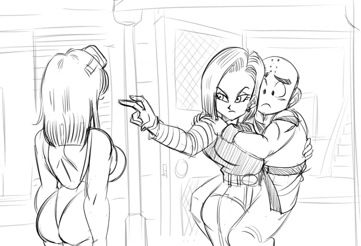 Surprise Visit (Dragon Ball Z) [FunsexyDB] 1 . Surprise Visit - Chapter 1 (Dragon Ball Z) [FunsexyDB] – page 3